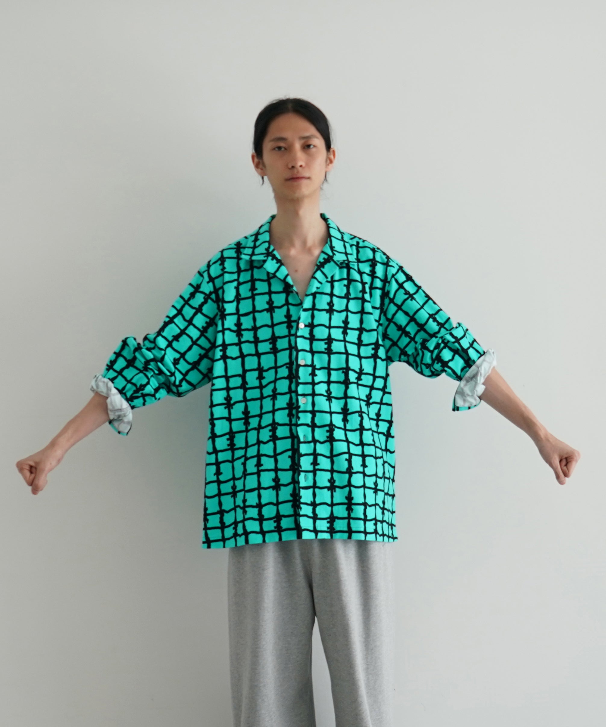 COTTON PAN ゴッサム ネルシャツ "MINT GREEN"