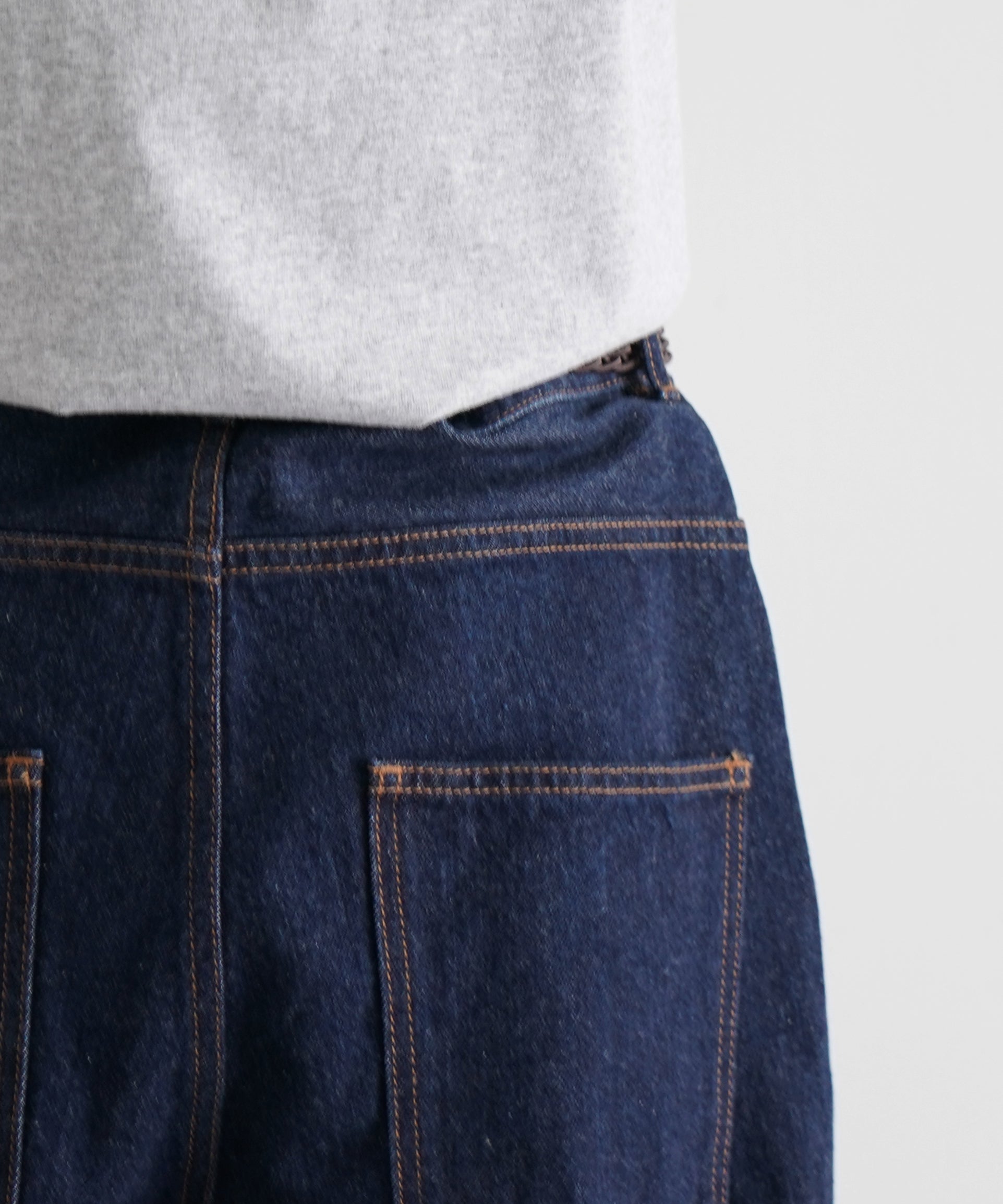 order【オーダー】loose denim pants one wash 