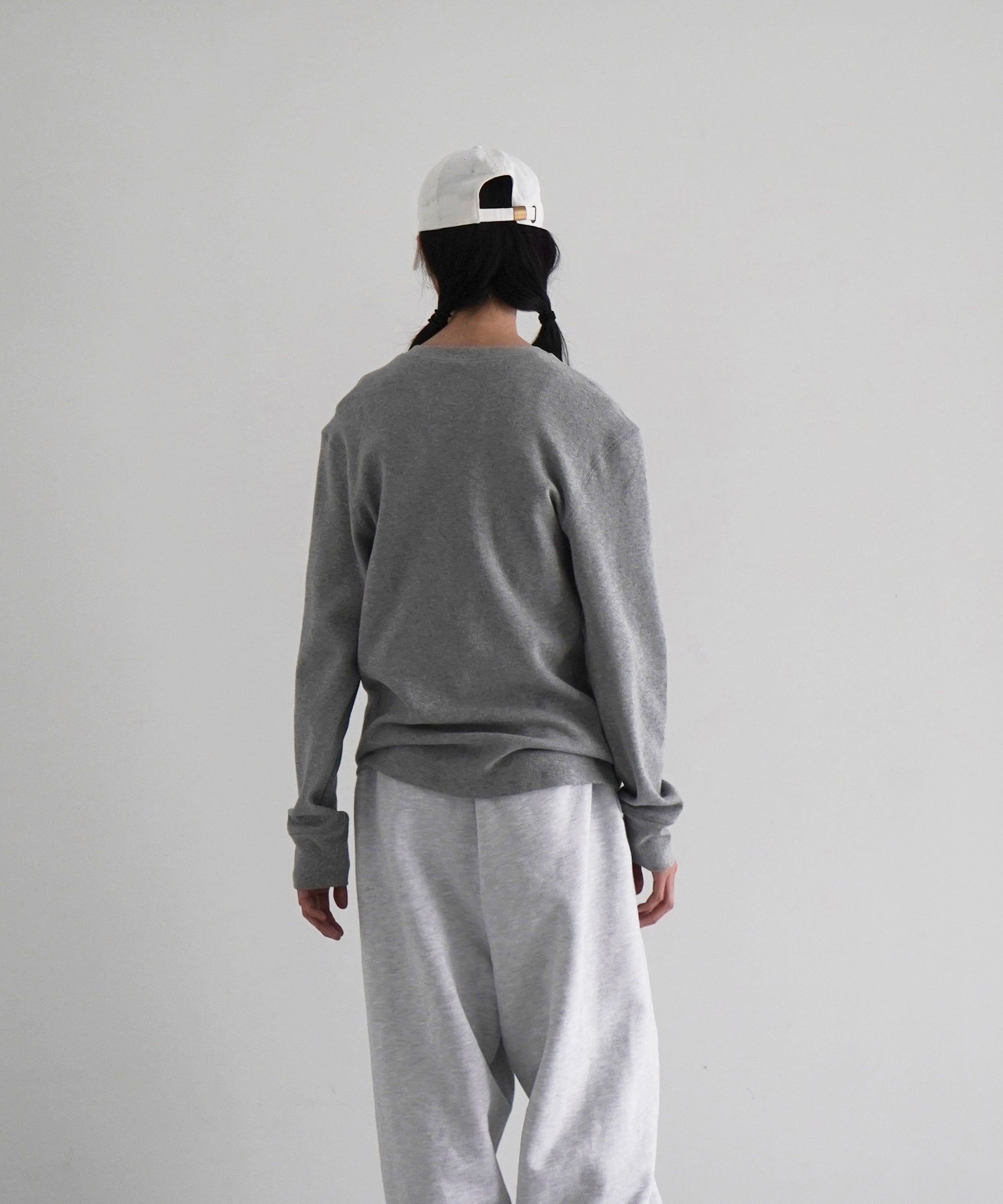 ENTIRE STUDIOS Thermal long sleeve "GREY MARLE"