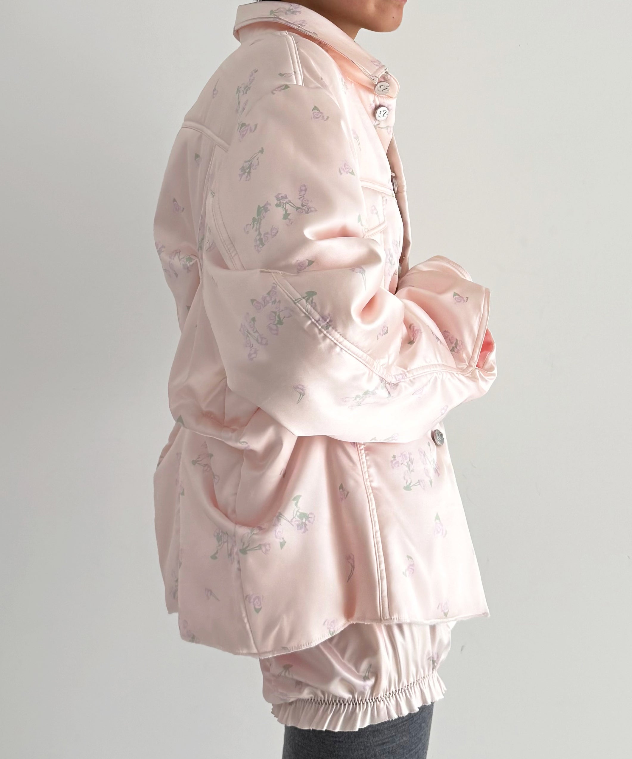 NATASHA ZINKO Botched shirtjacket "PINK"