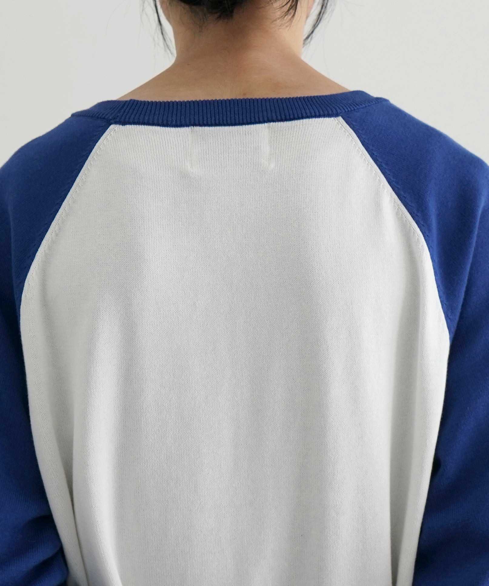 KAIKO Base ball knit "BLUE"
