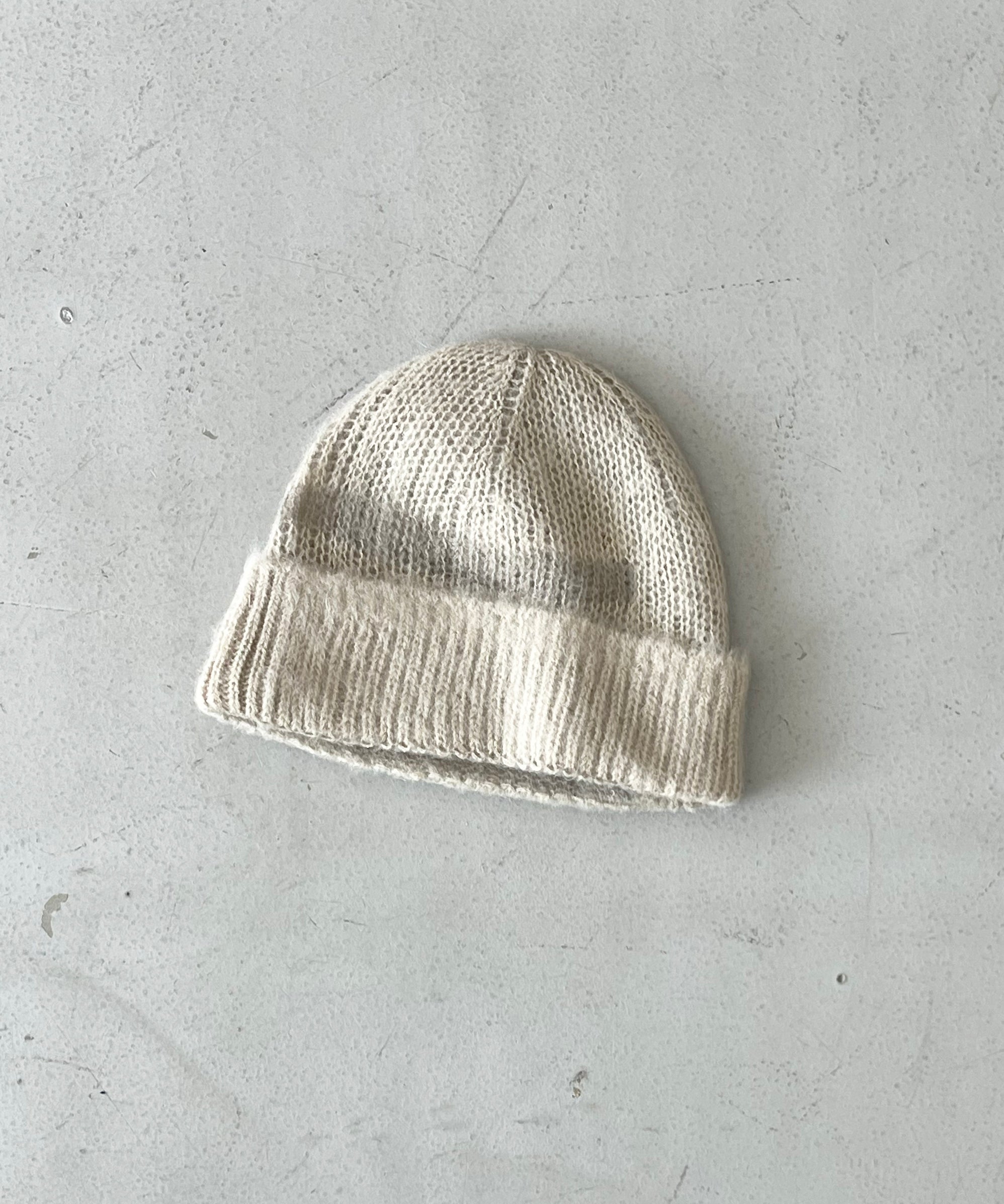 SAN SAN GEAR Mohair beanie "CREAM"