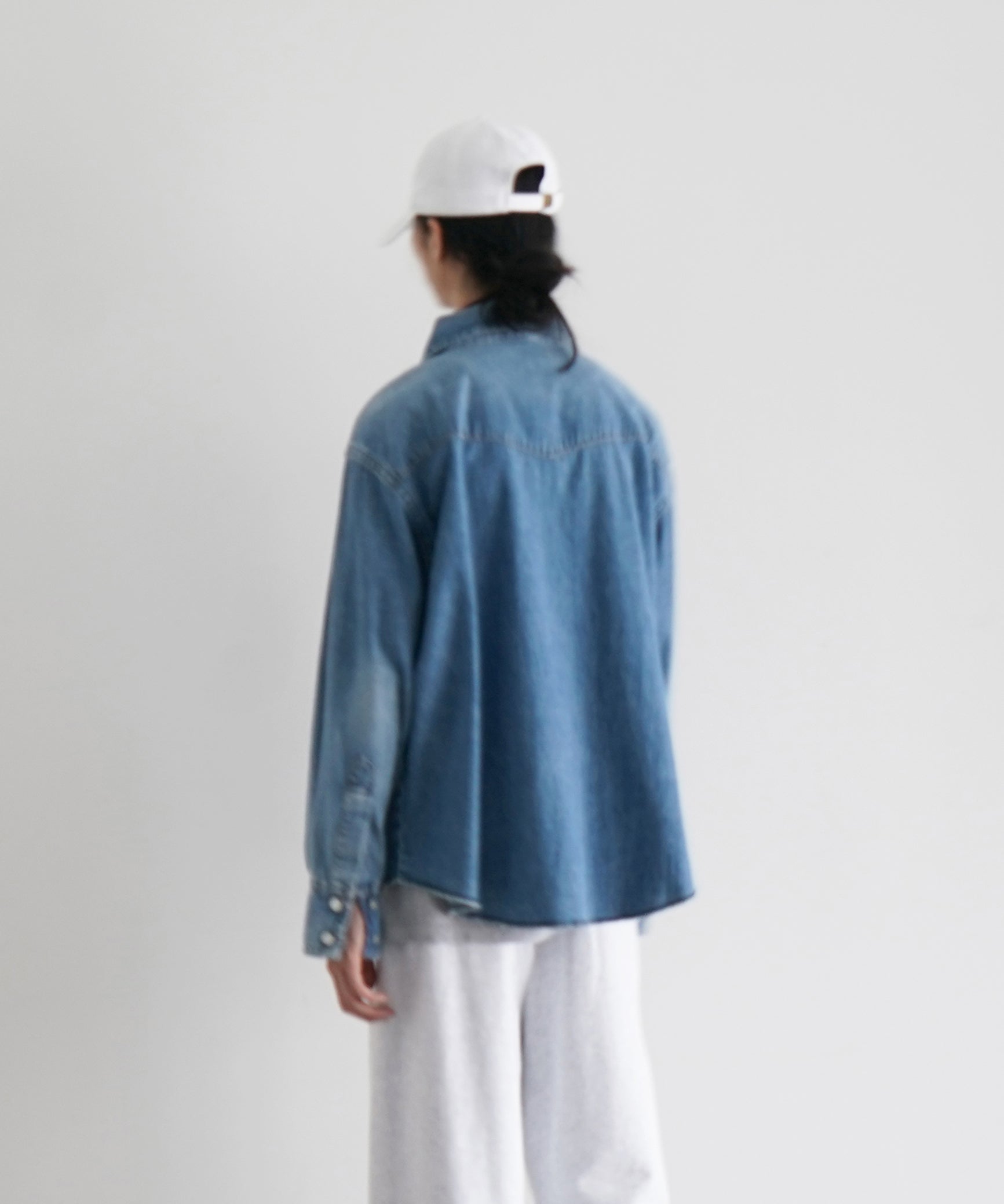 KOOKY ZOO Denim western shirt "INDIGO"