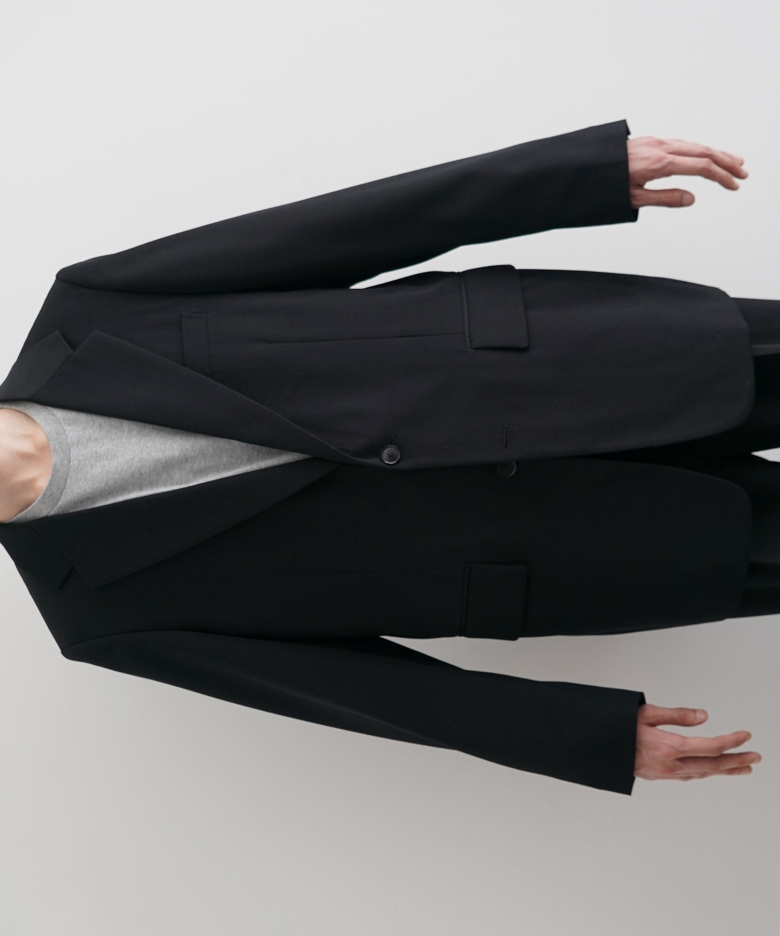 AURALEE Light wool max gabardine jacket "TOP BLACK"