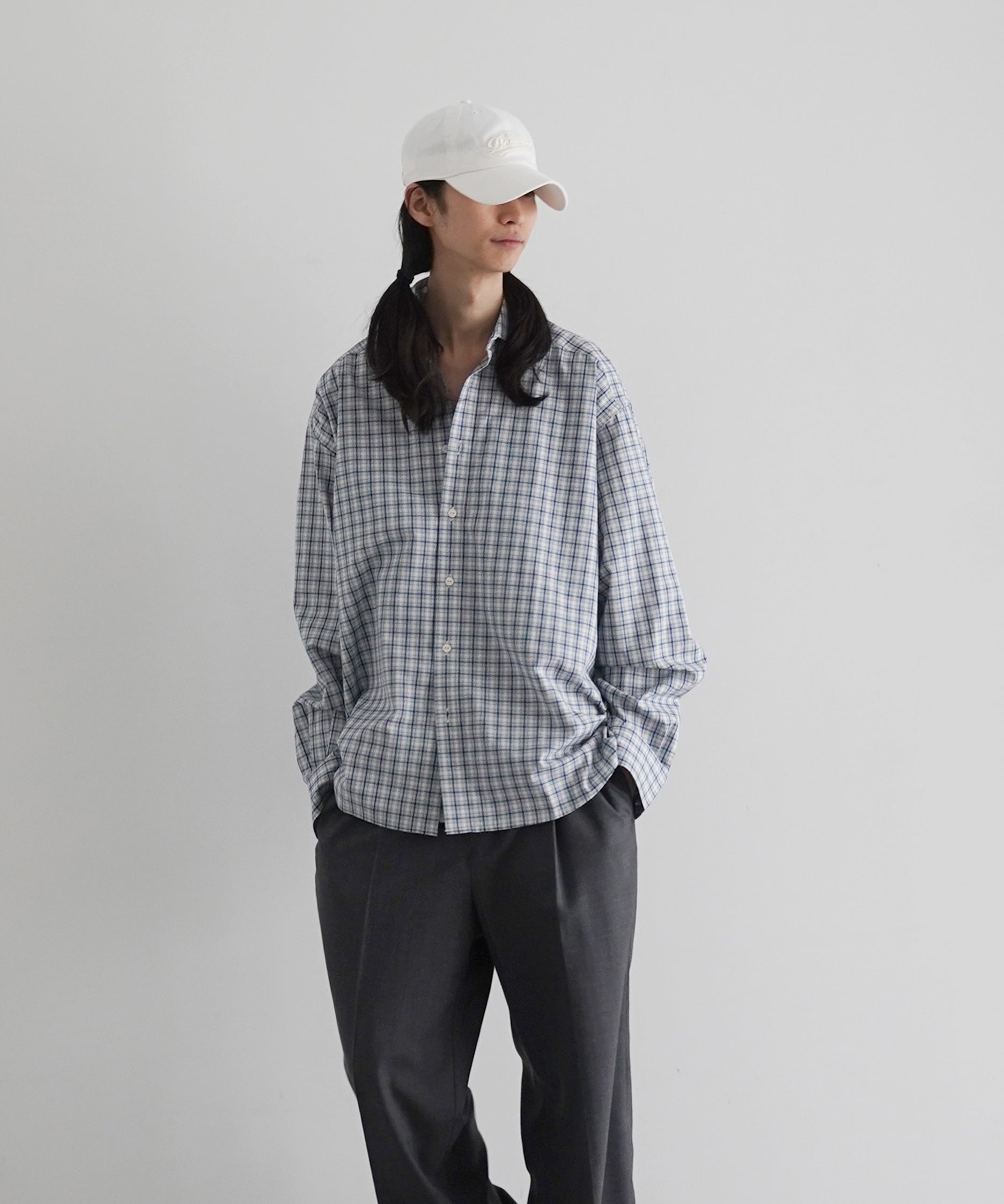 Baserange Claude shirt "BLUECHECK"