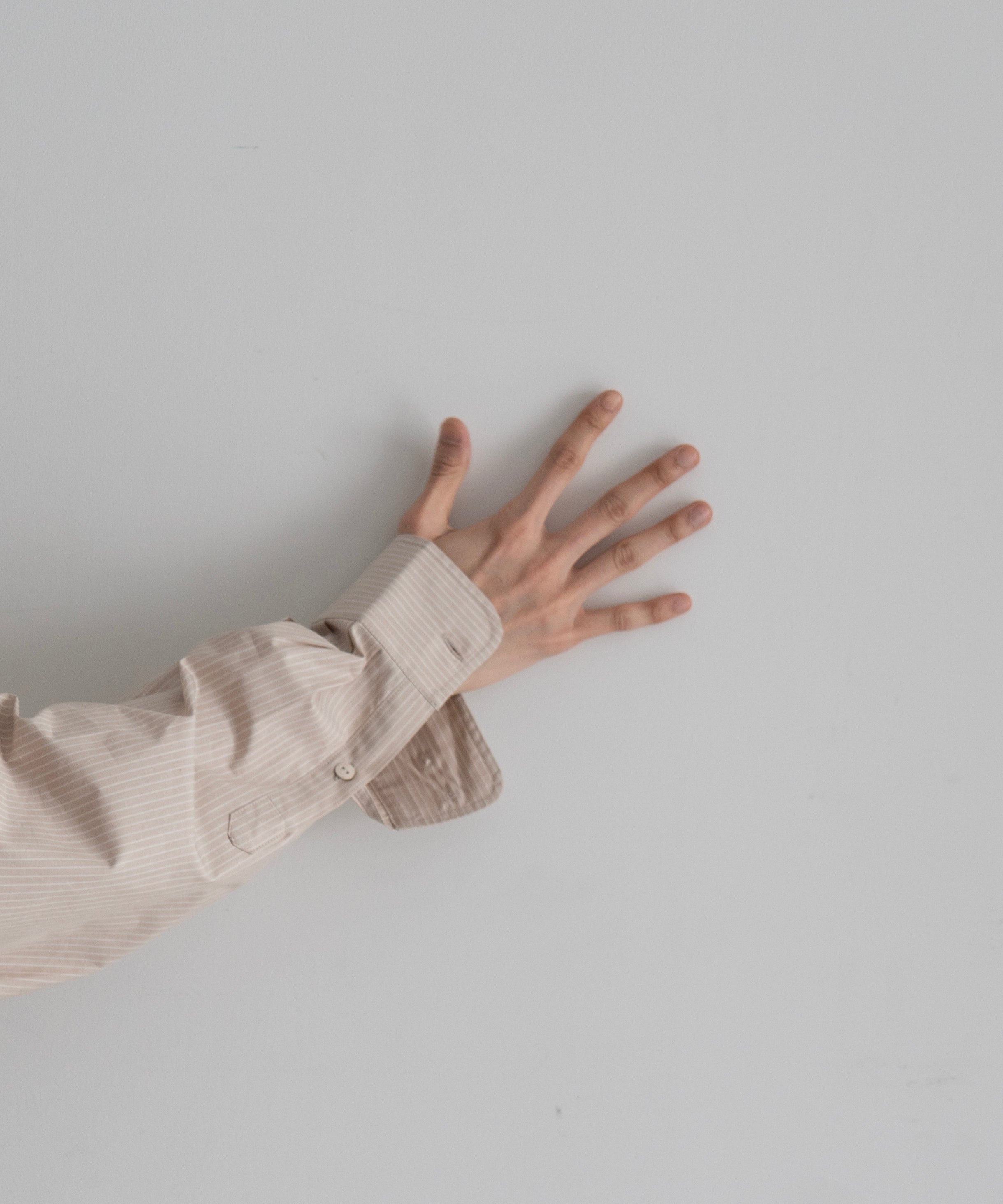 Baserange Claude shirt "BROWNSTRIPE"