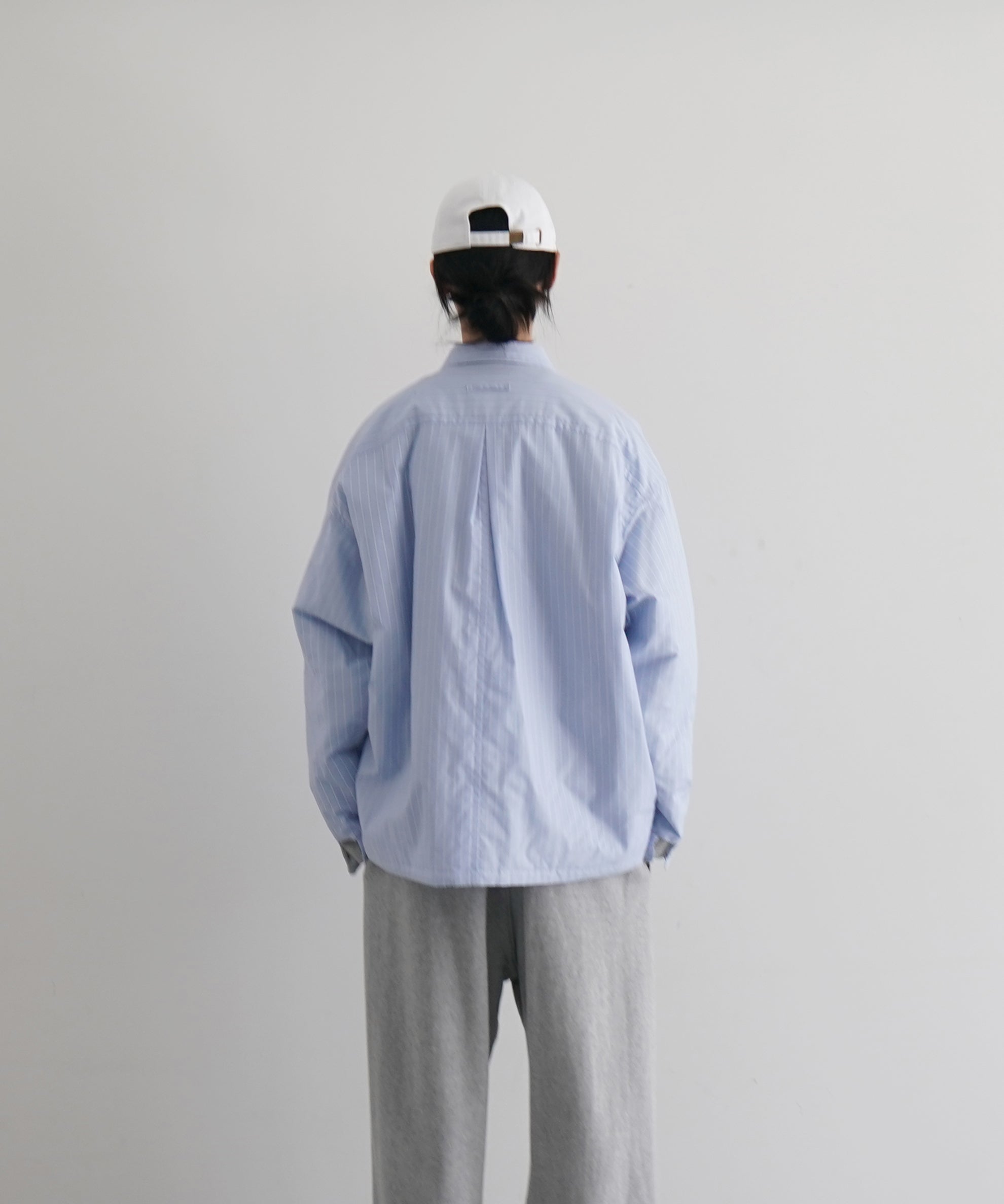 ensou. Padded shirt "BLUE STRIPE"
