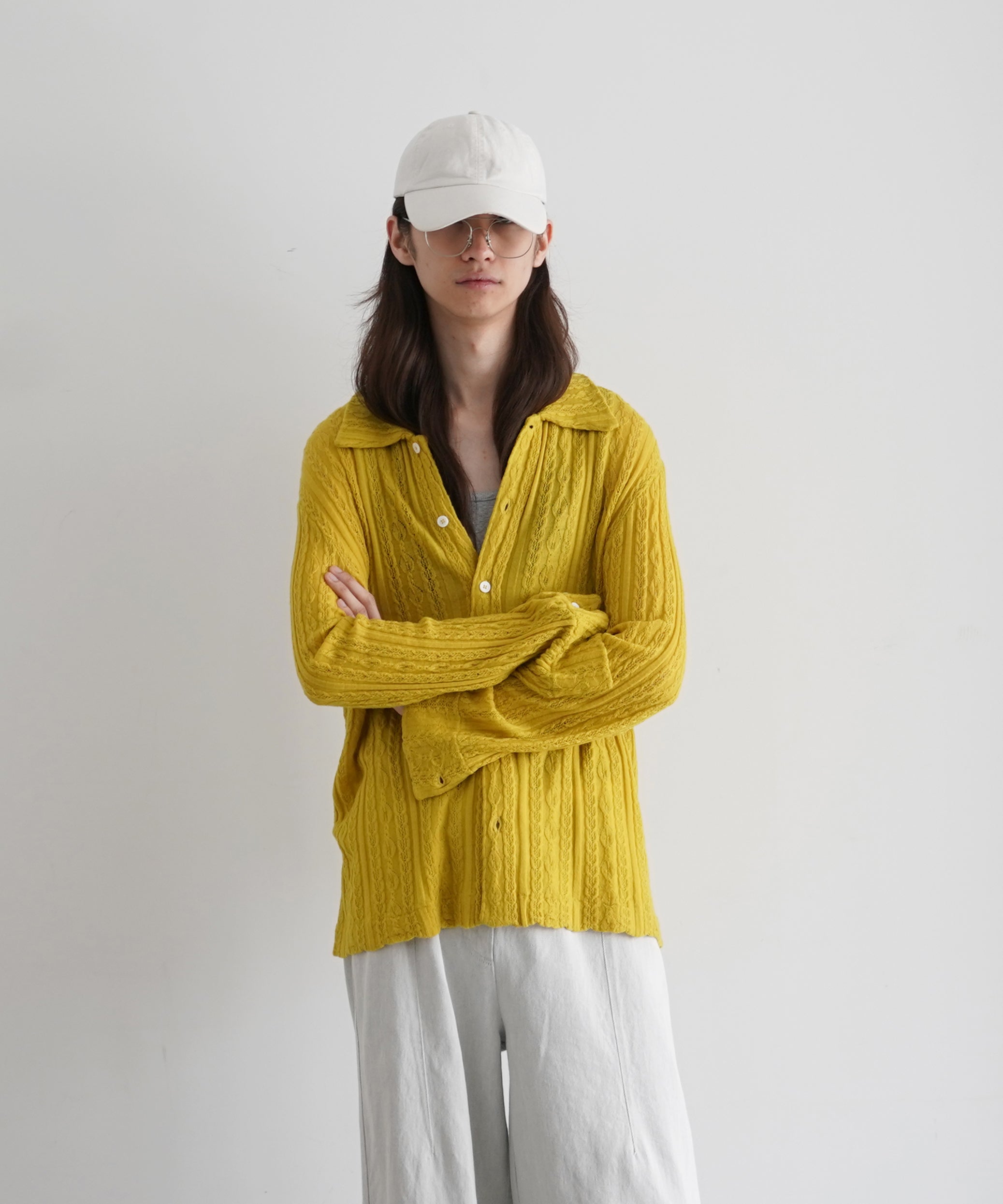 sefr Riku shirt "SAFFRON MERINO"