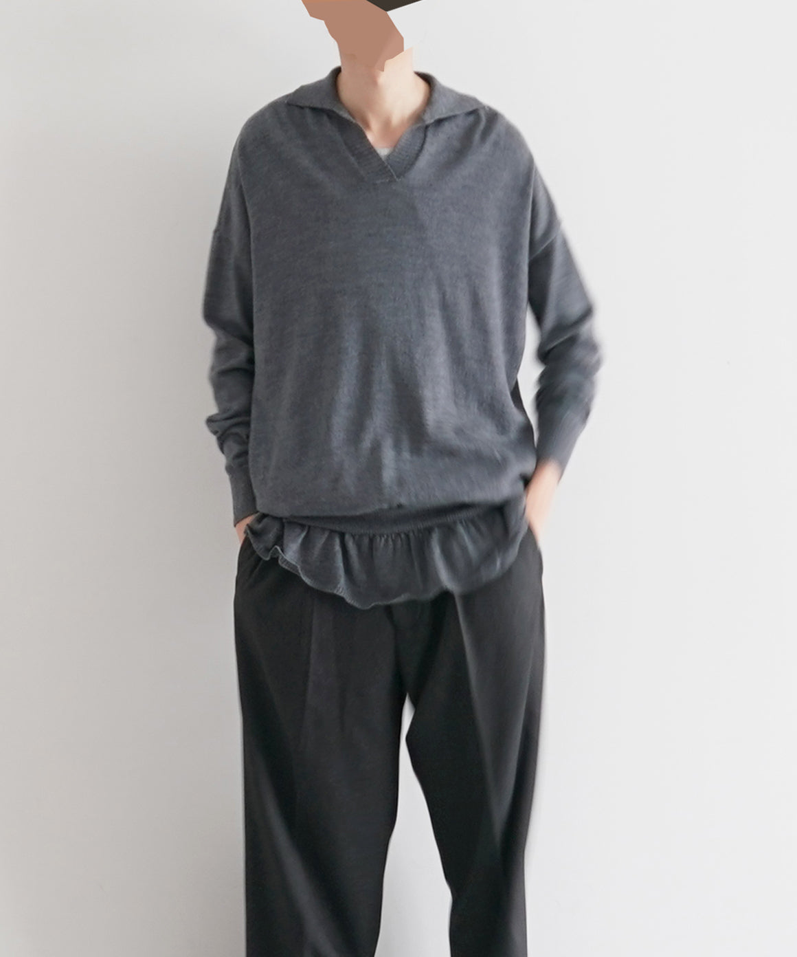 Gimaguas Fille jumper men "DARK GREY"