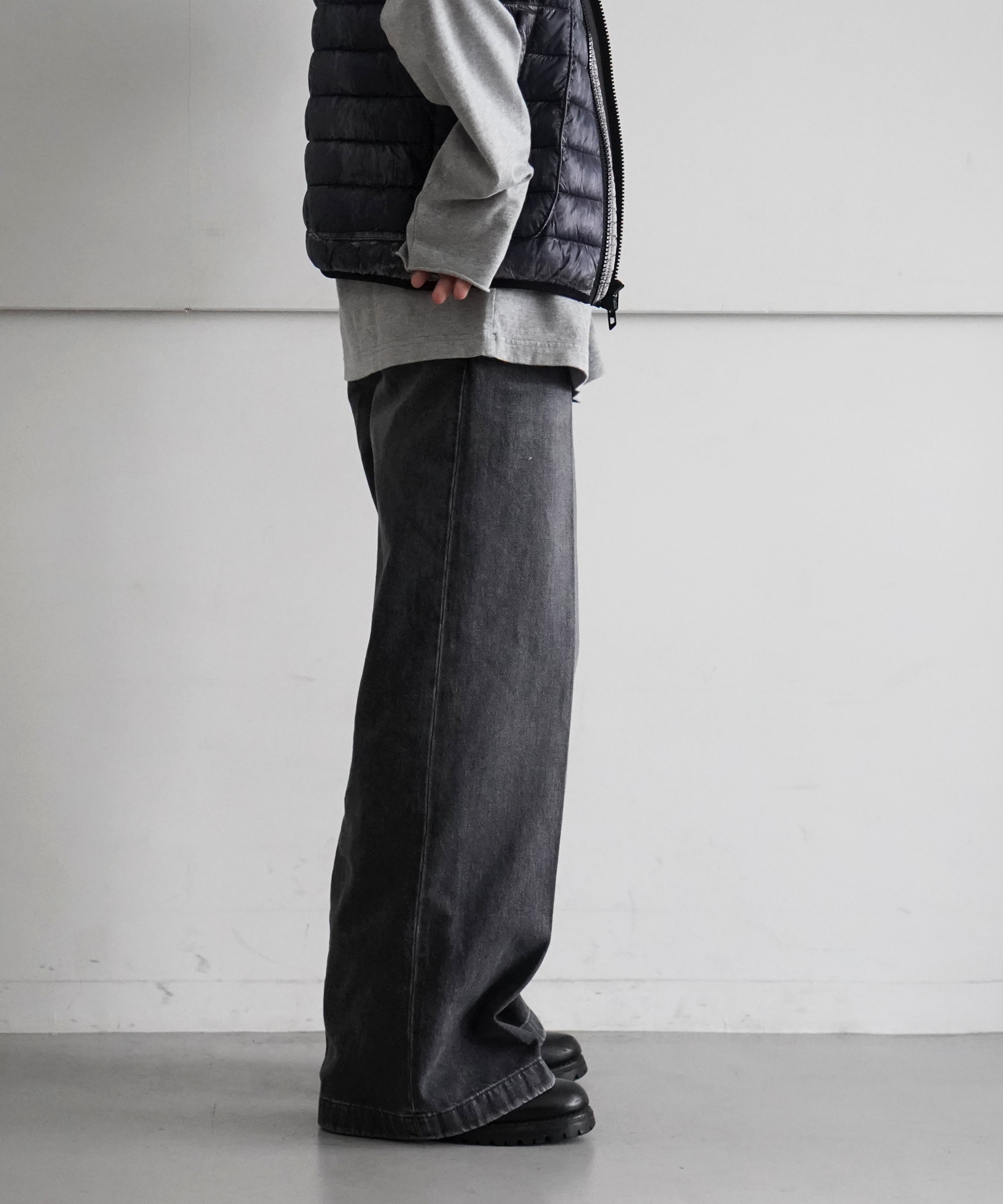 【EXCLUSIVE】NEONSIGN Drill Wide Denim Pants v1.6 