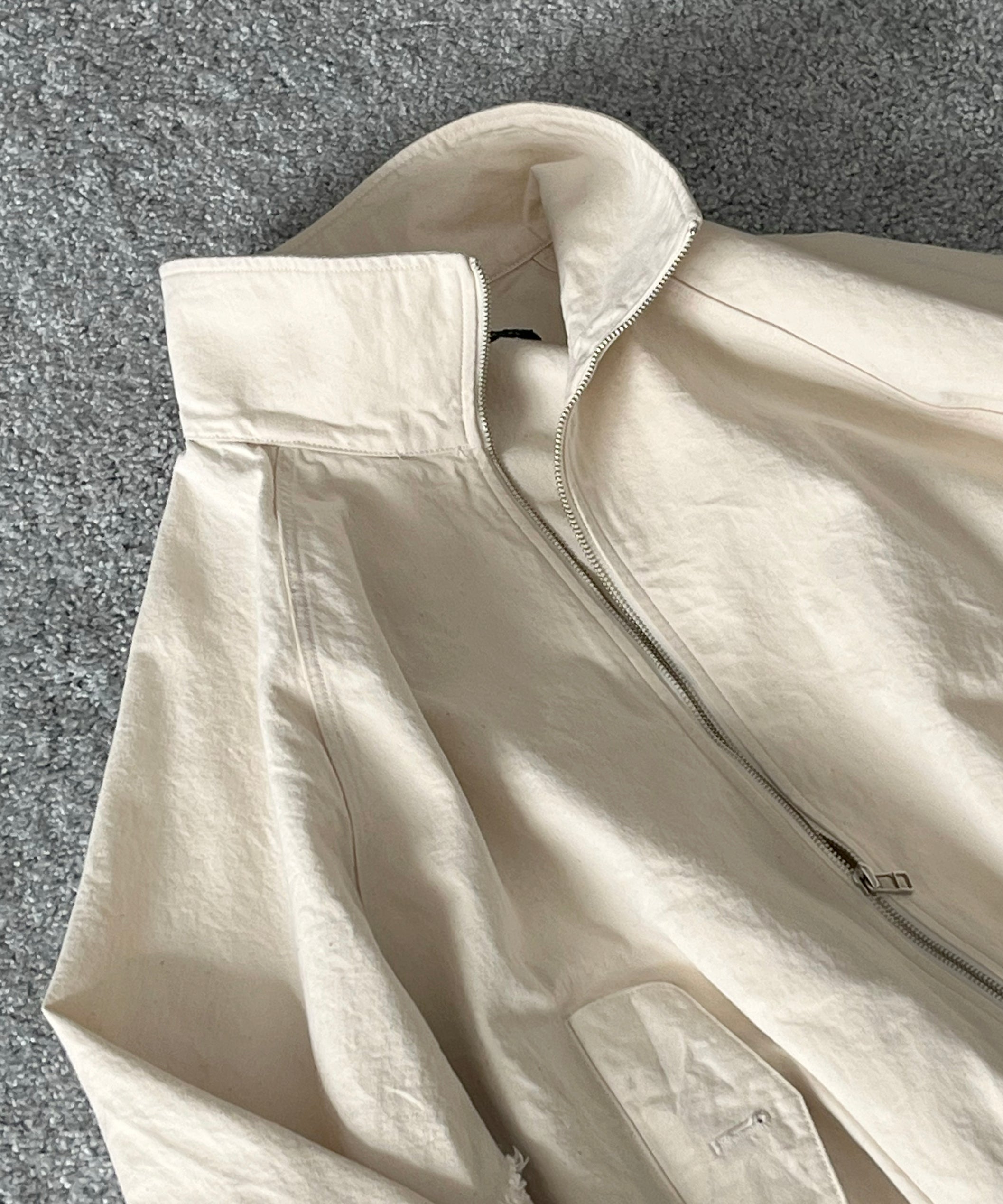 my beautiful landlet Cotton zip jacket "KINARI"