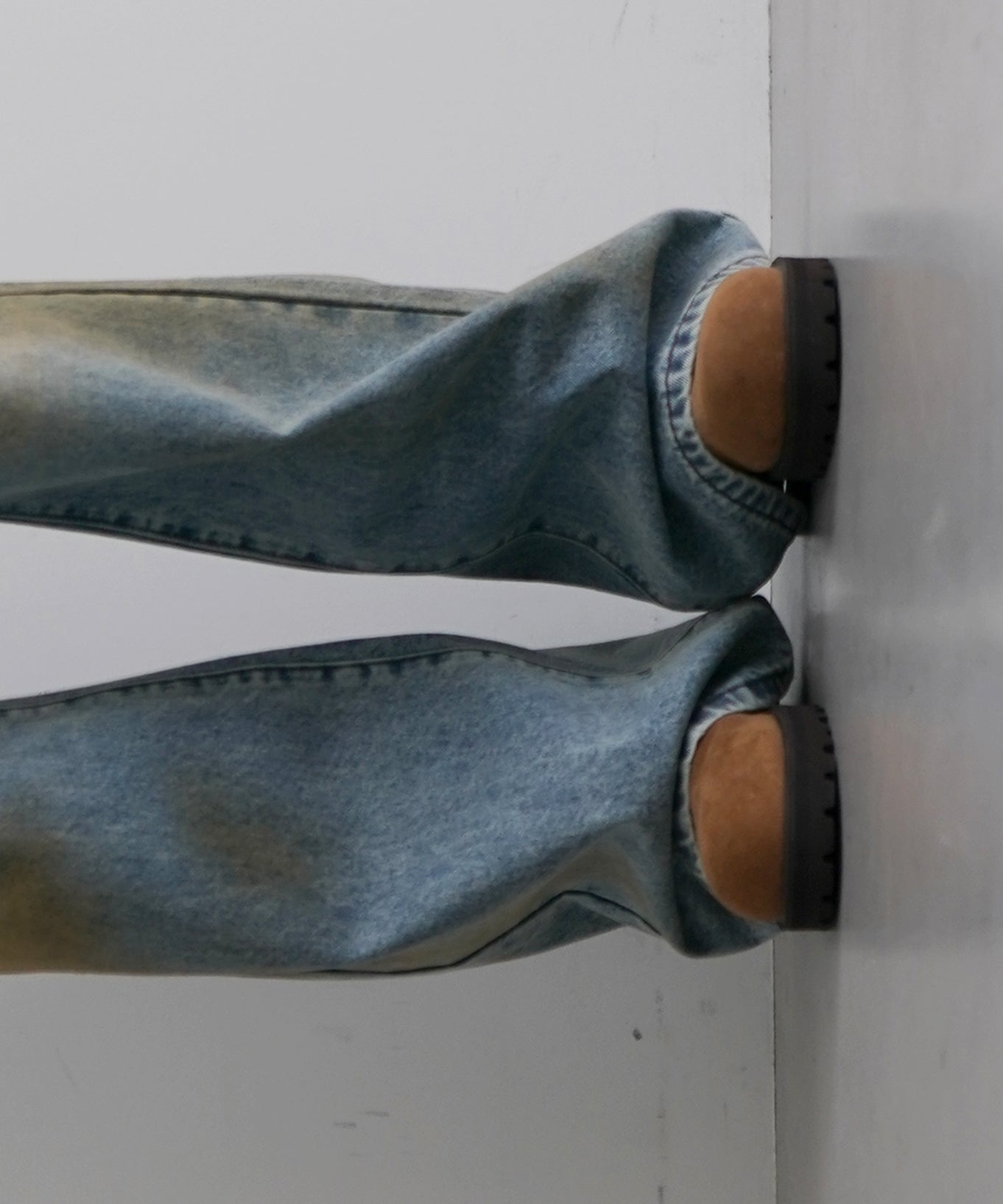 Basketcase Lax flair denim mud wash "BLUE/DIRT"
