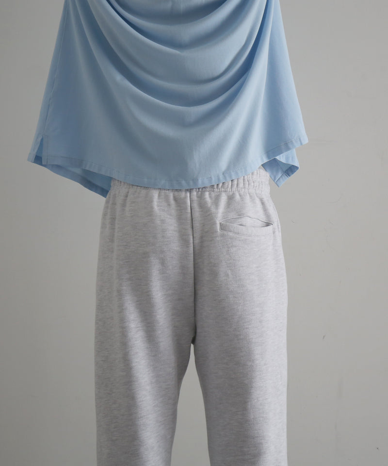 entire studios Straight leg sweatpant "HEATHER GREY"