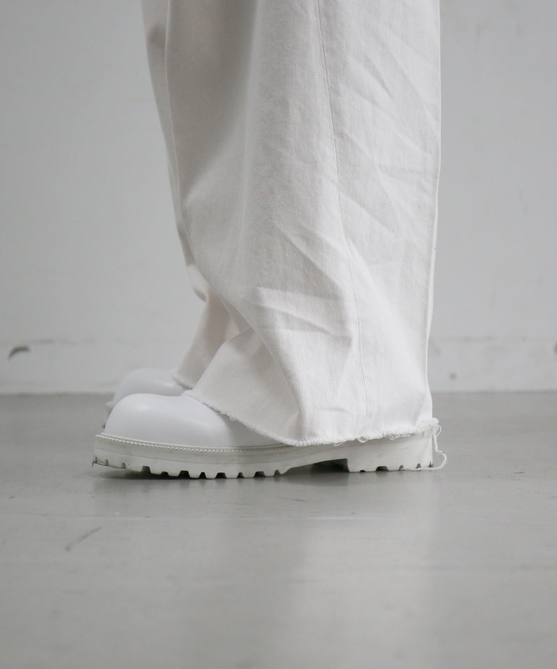 saby Tuck-baggy type 3 - surface dyeing denim -  "FADE PINK"