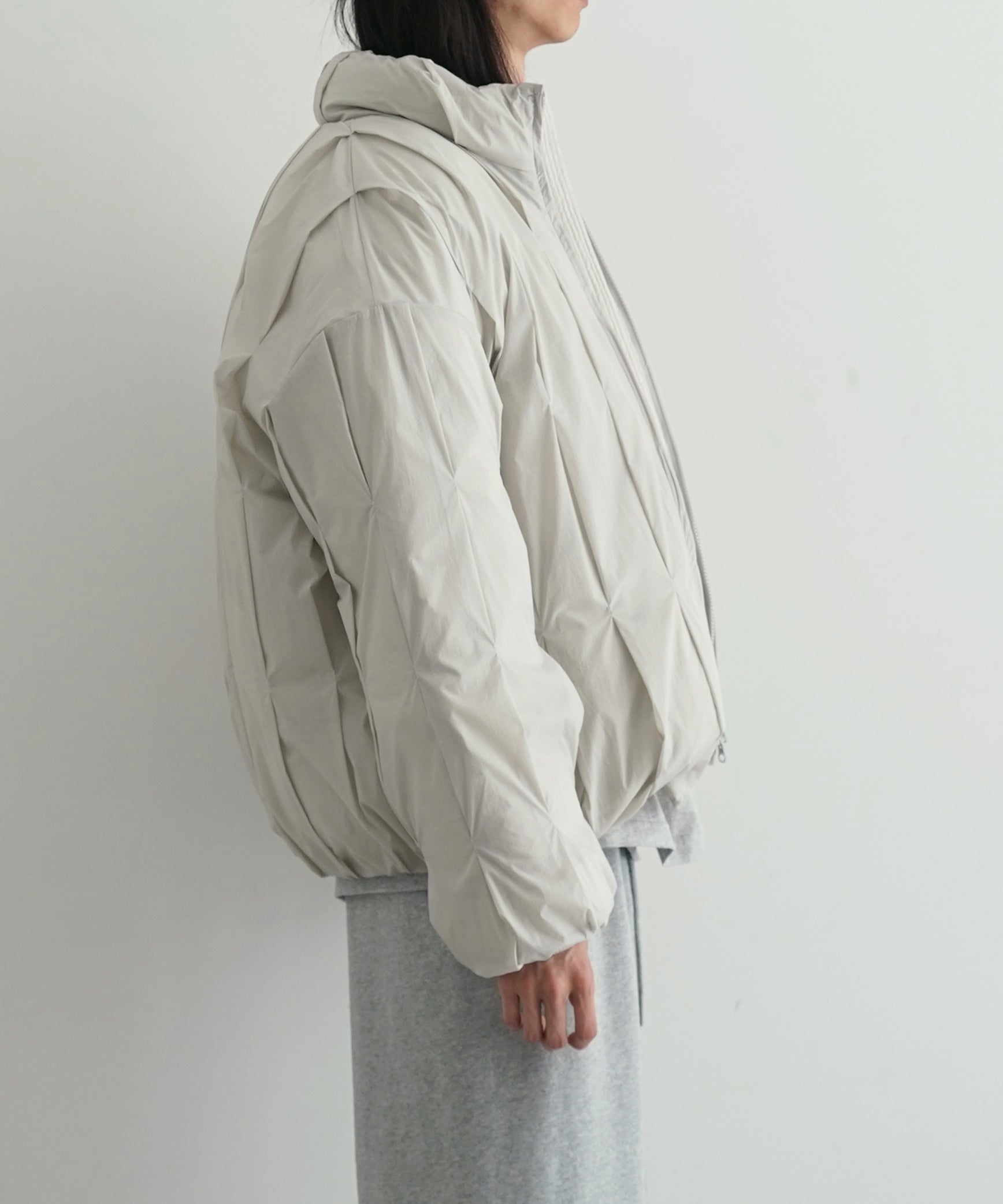 POST ARCHIVE FACTION(PAF) Cocoon Down "LIGHT GREY"