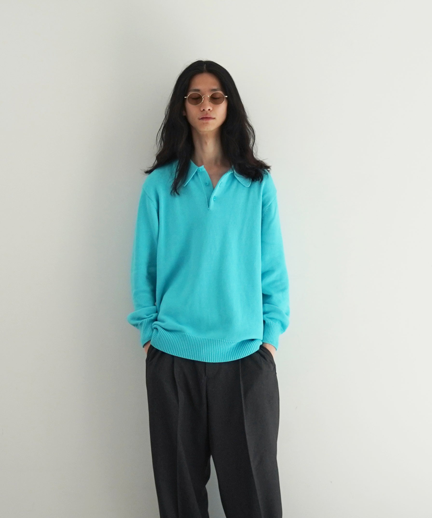 a*a様 KAIKO Knit polo shirt KAIKO【カイコー】Knit polo shirt 