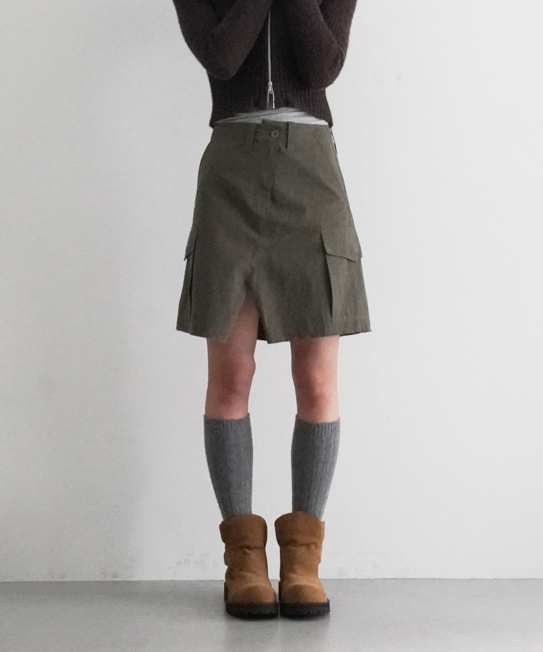 OUR LEGACY Cargo skirt "PINE HIGH TWIST SOLARO"