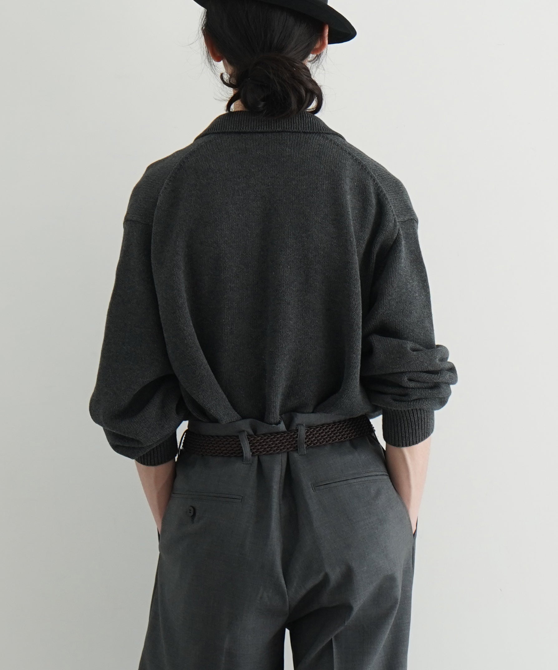 KAIKO【カイコー】Knit polo shirt 