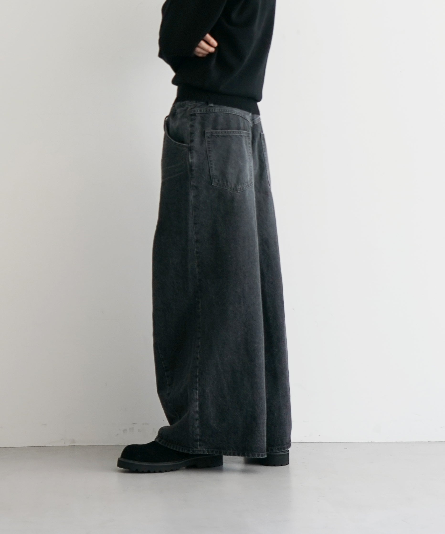 NEEDLES H.d. buggy jean - 12oz denim "BLACK"