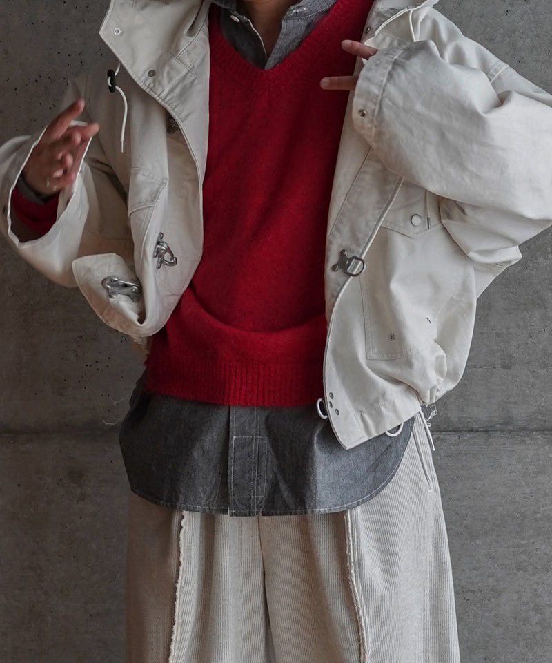 ensou. Fireman parka "B.BLACK"