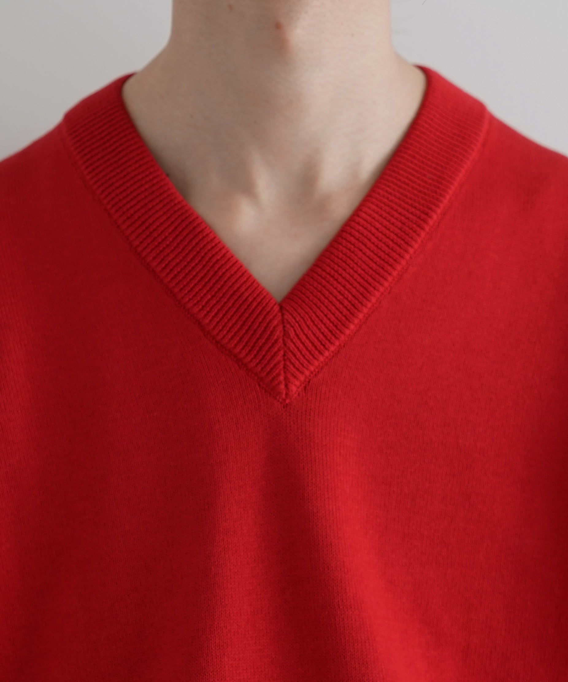 KAIKO【カイコー】 【Pre order】supima v neck sweater 