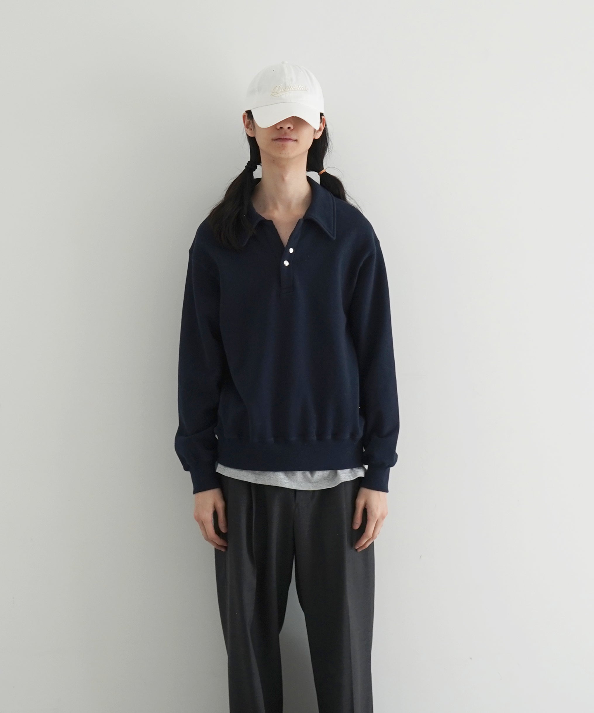 OLD FOLK HOUSE Skipper sweatshirt "HEATHER GRAY"