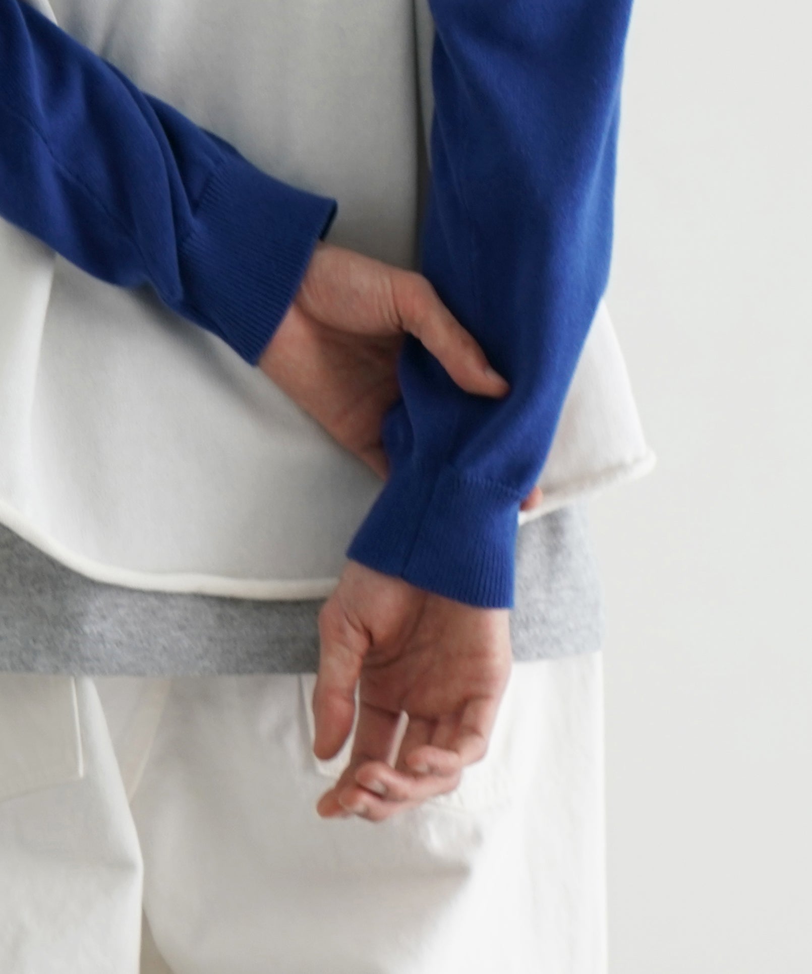 KAIKO Base ball knit "BLUE"