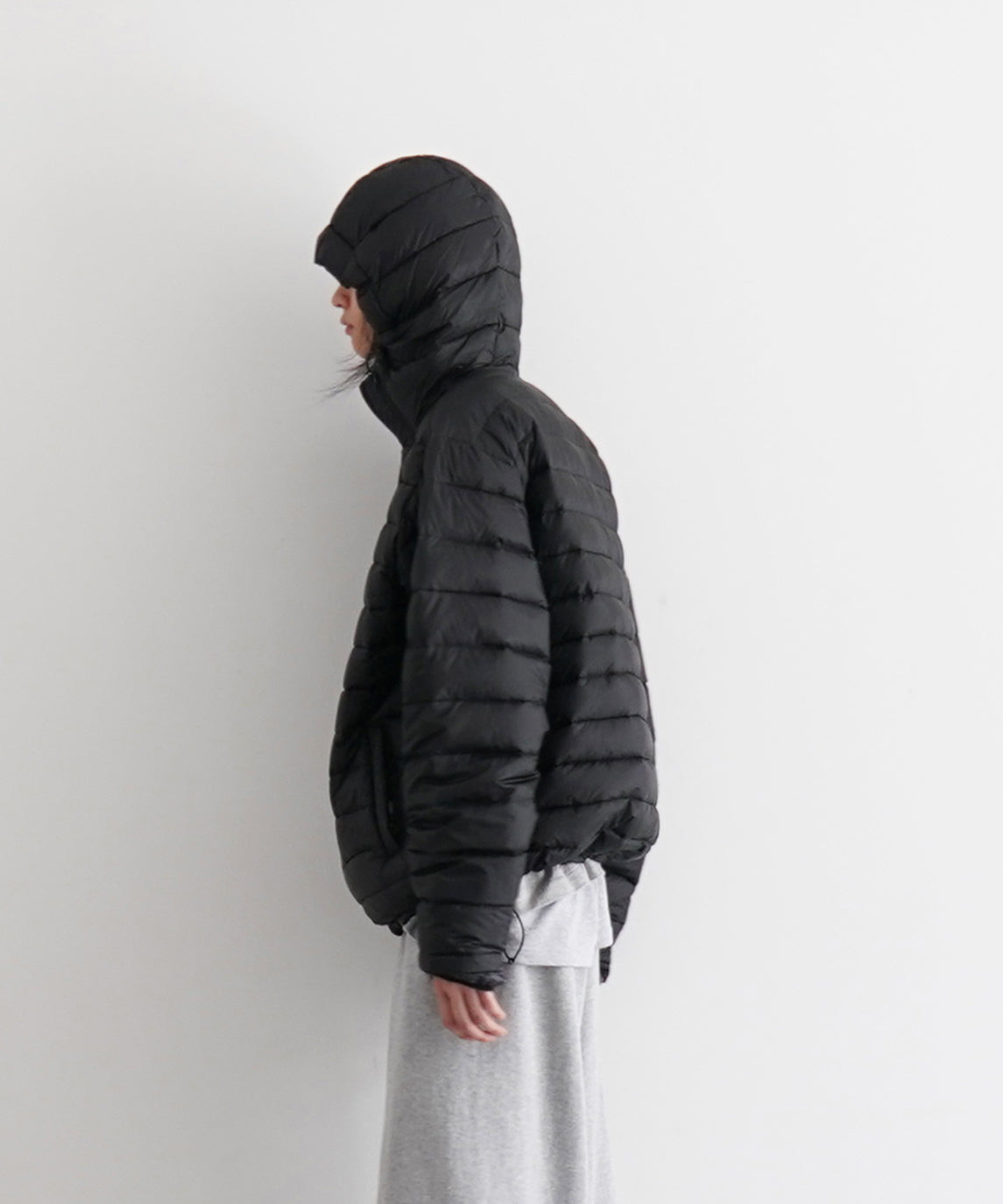 SAN SAN GEAR Suffix puffer jacket "BLACK"
