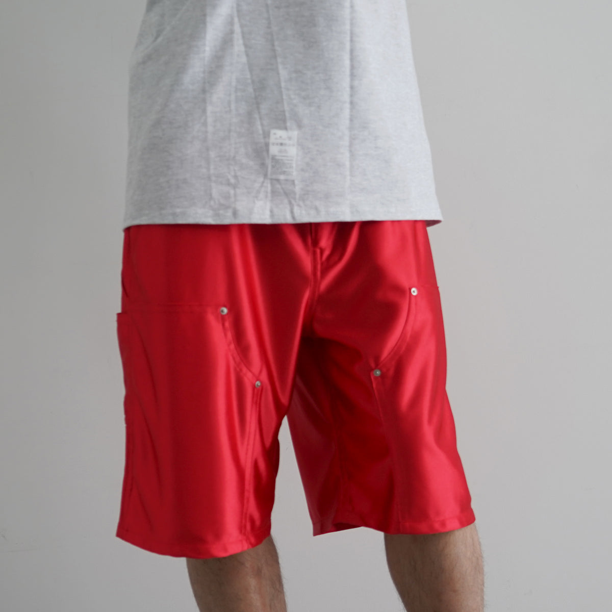 パンツ ICE & TECHNO Double knee basket shorts DOUBLE KNEE BASKET SHORTS [GRAY] | ICE & TECHNO