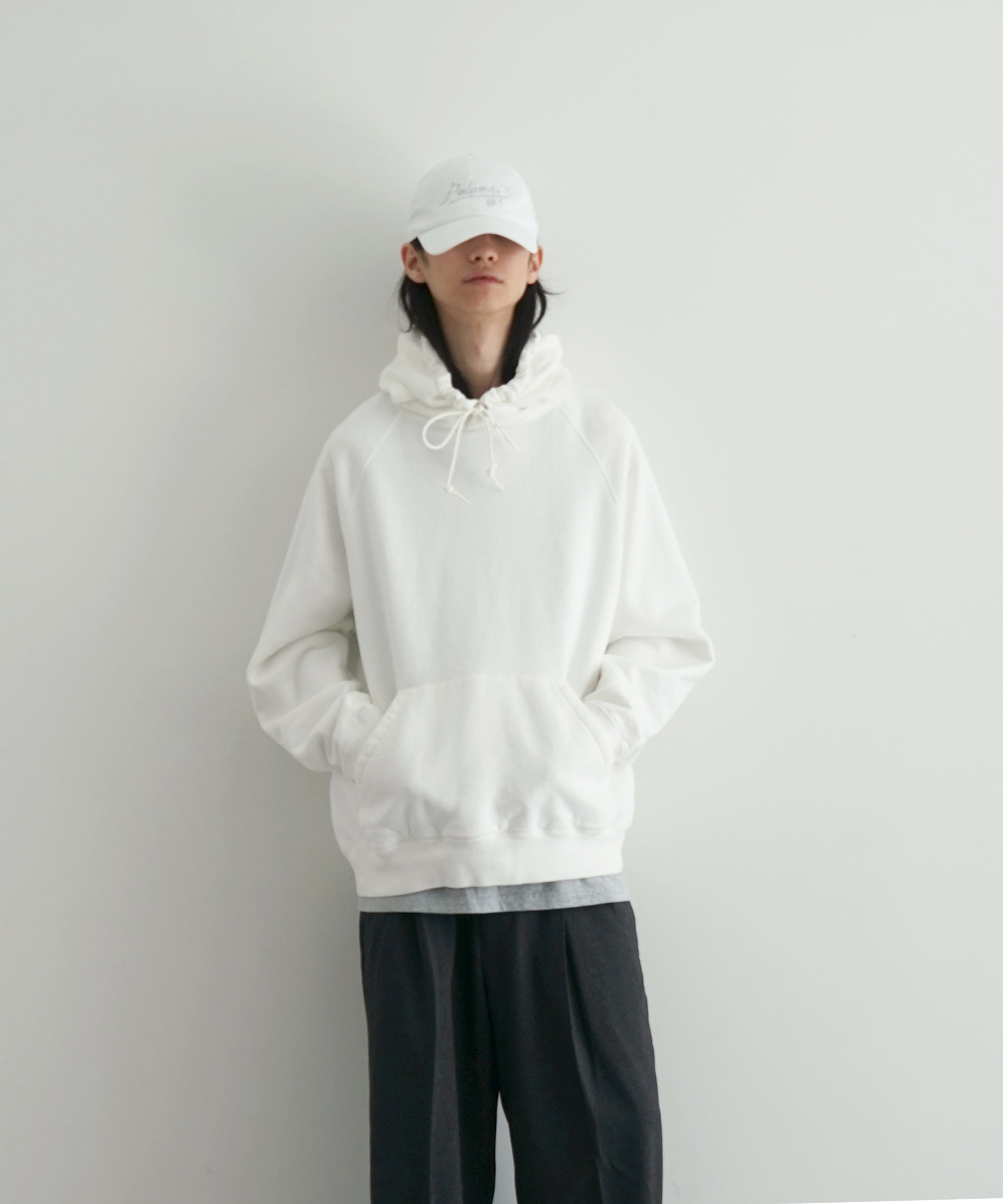 UNUSED Us2527 Sweat hoodie "WHITE"