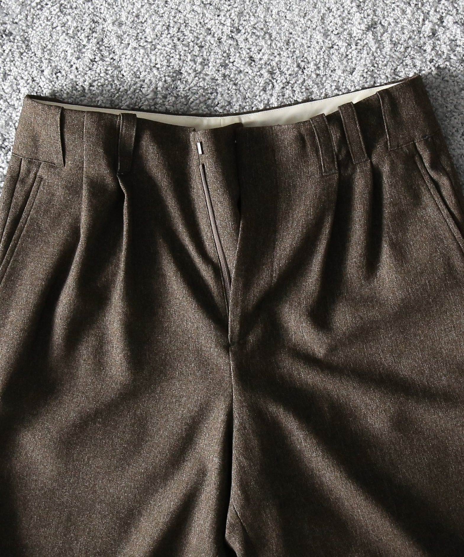 ABELIA EDOWARD GOUCHA Baseball slacks "CHARCOAL"