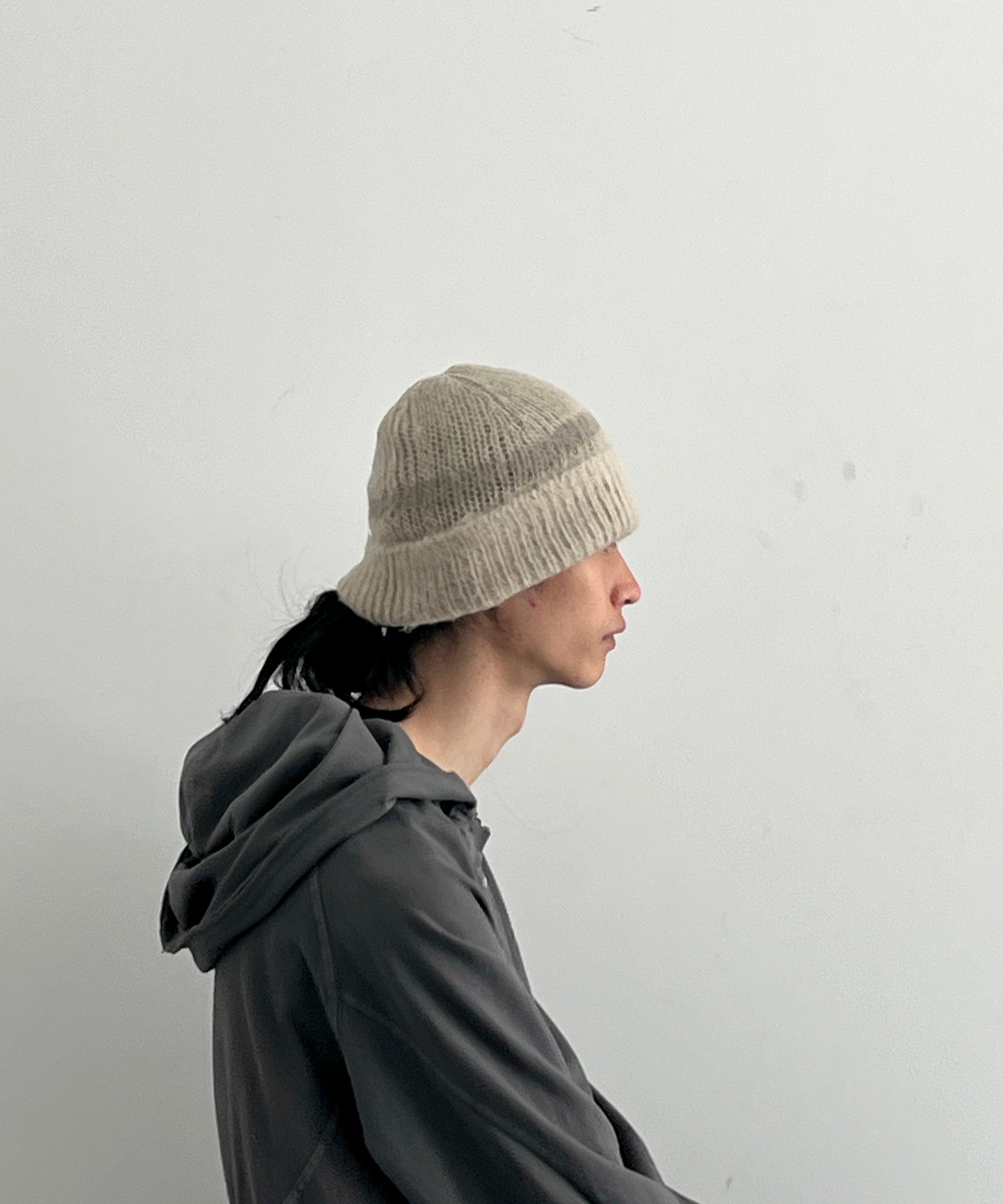 SAN SAN GEAR Mohair beanie "CREAM"