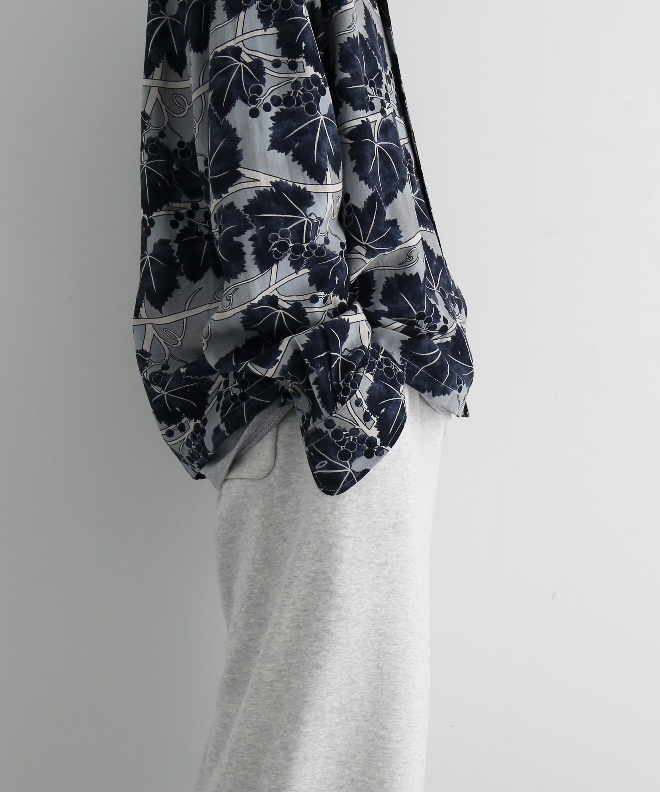 UNUSED Us2565 Long sleeve print shirt "GRAY"