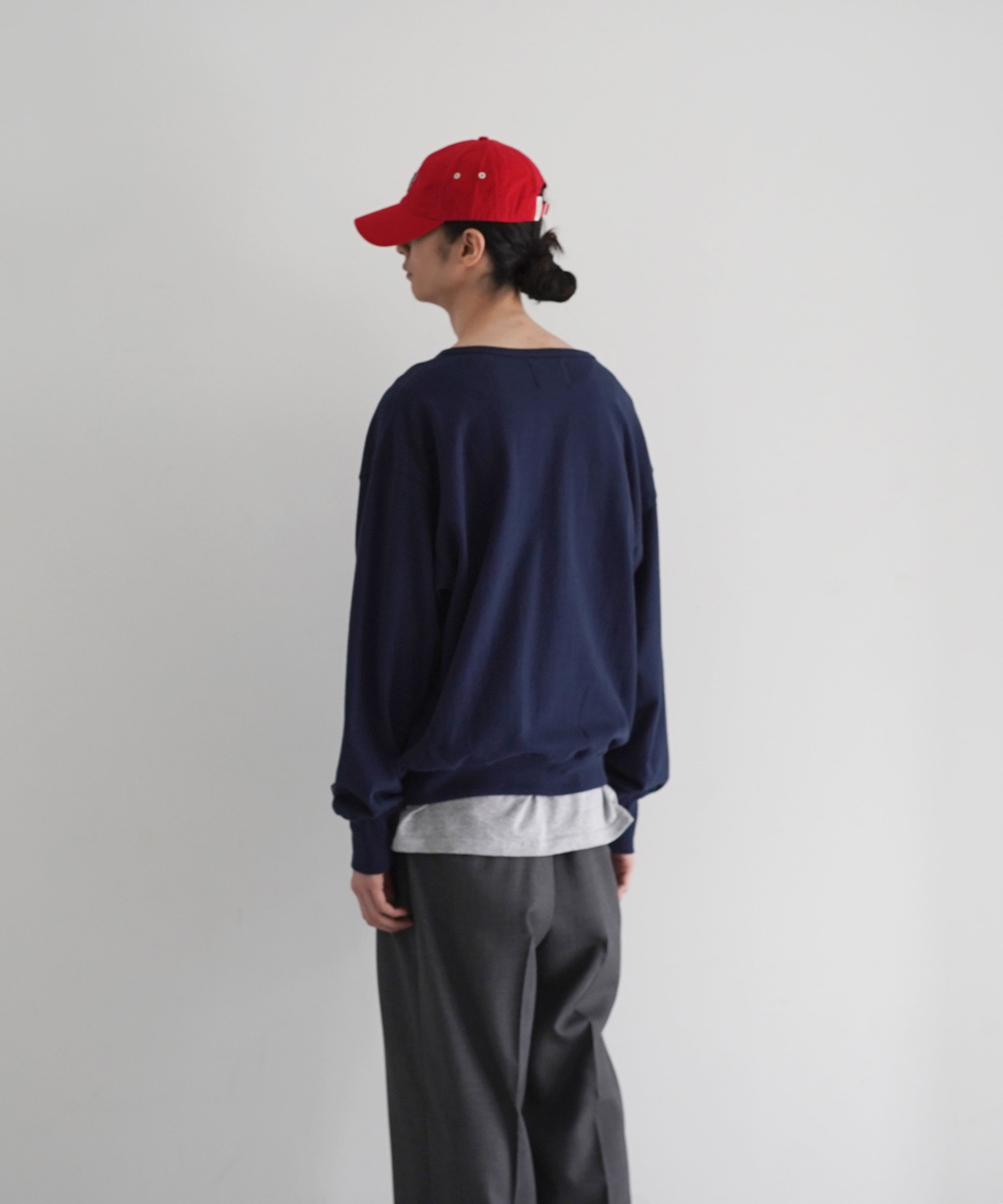 KAIKO Crew neck sweat "NAVY"