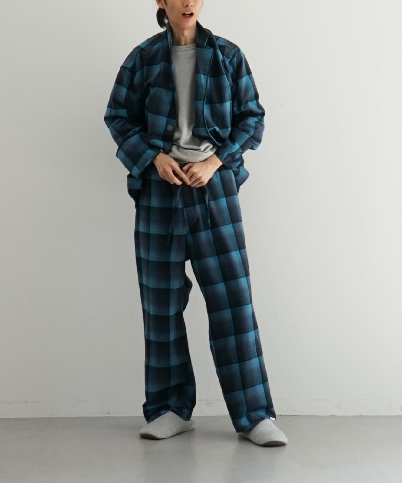NOWHAW "Day" pajama "BLUE"