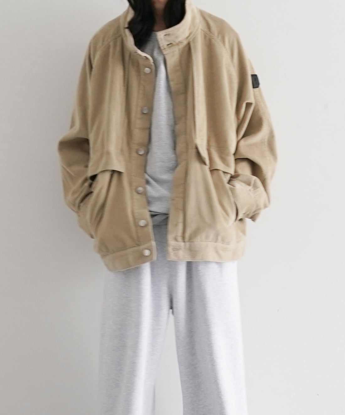 PHINGERIN Trad cord  jacket "A:BEIGE"