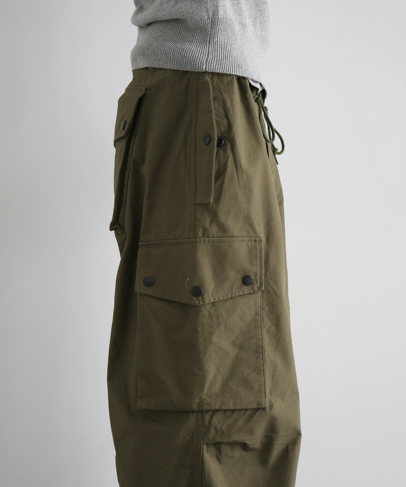 NEEDLES Field pant - cotton ripstop "A-OLIVE A"