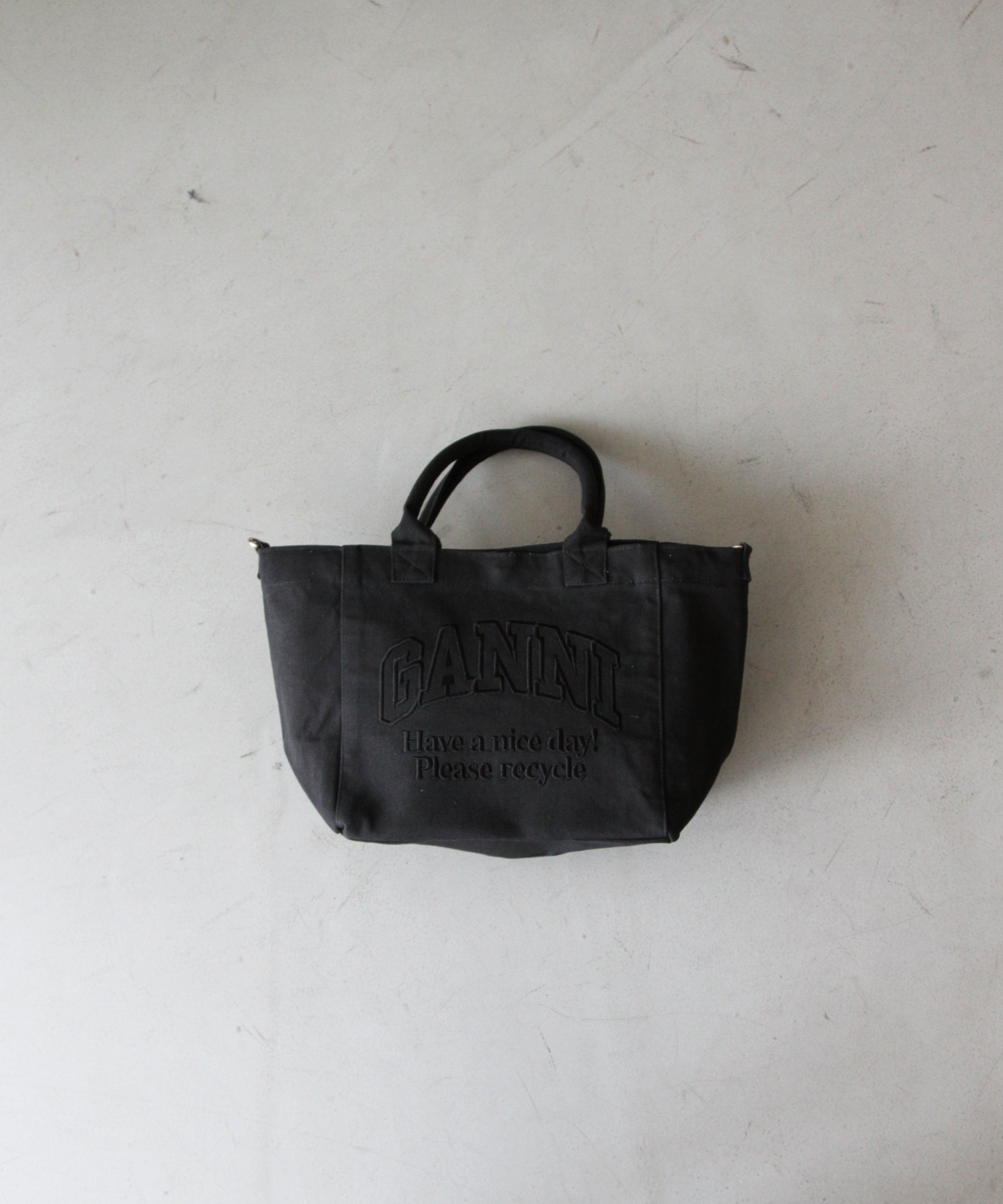 GANNI Small Easy Shopper "BLACK"