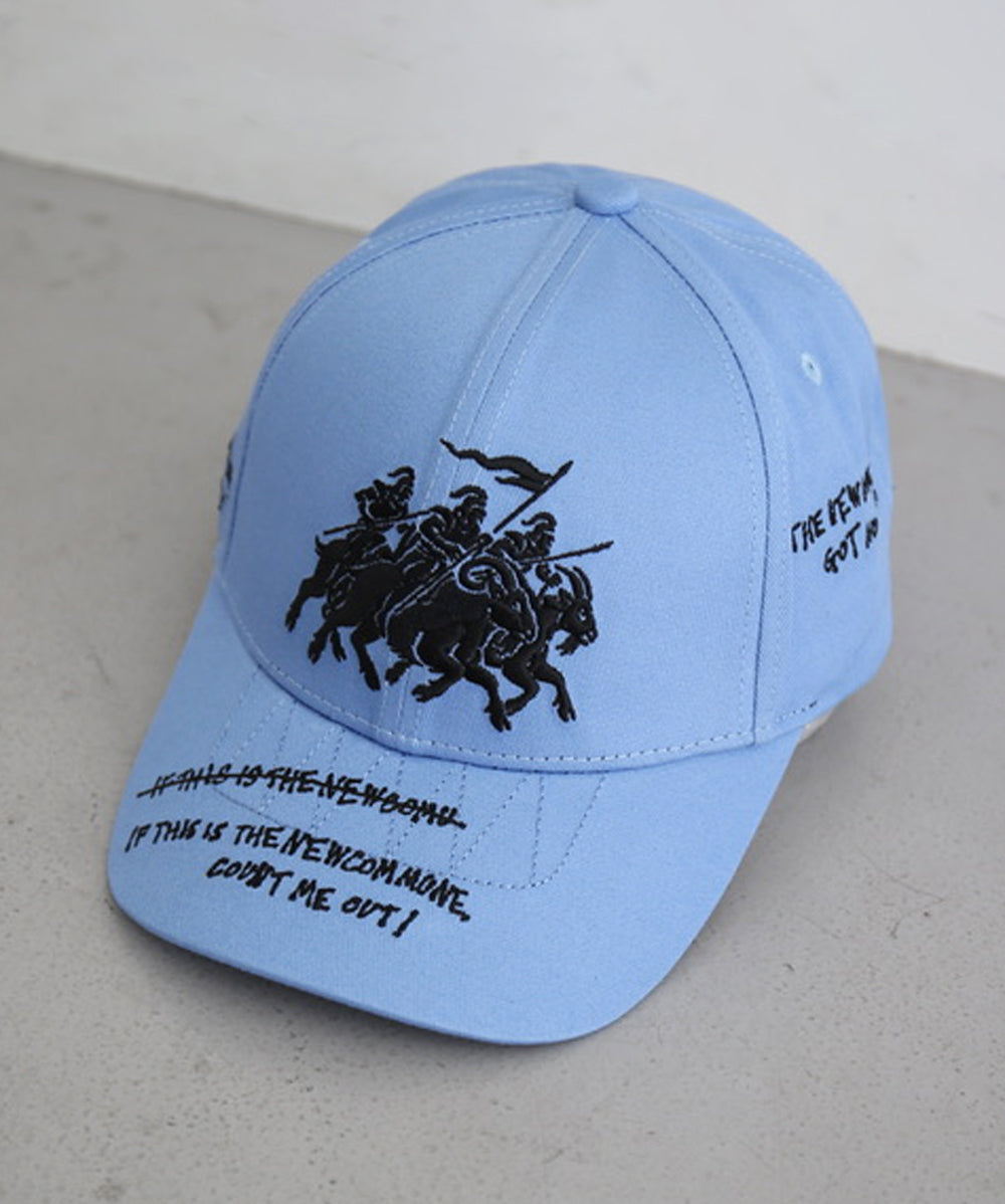 FAF(FAKE AS FLOWERS) 6 panel cap "BLUE"