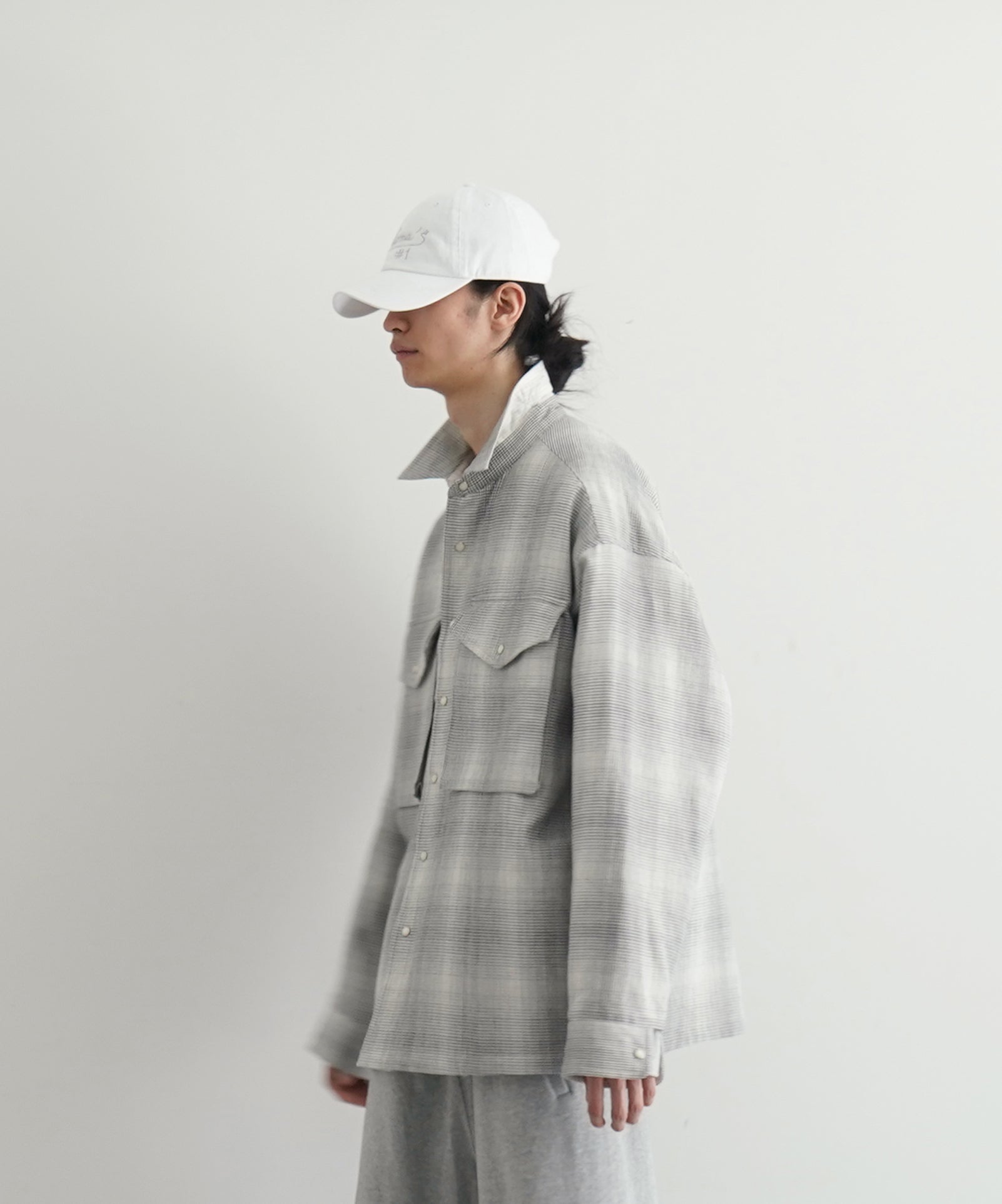 ensou. Padded shirt "SMOKE CHECK"
