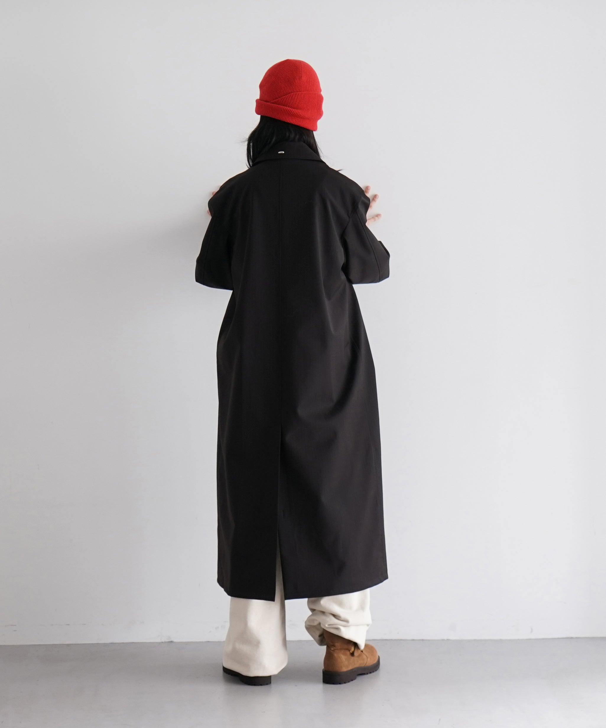 OUR LEGACY Cloak carcoat "CHURCHILL STRIPE MEMBRANE WOOL"