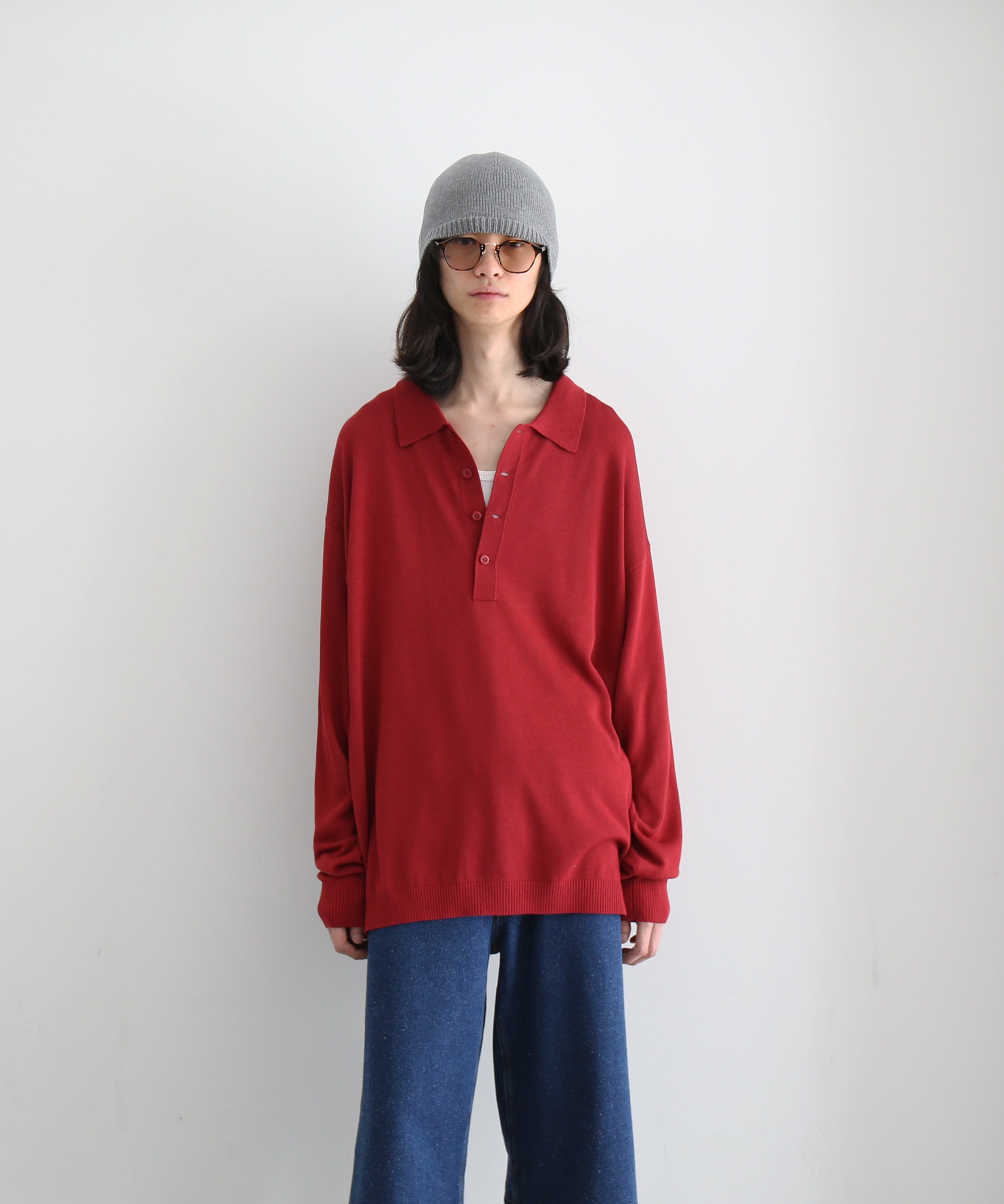 EXCLUSIVE】crepuscule【クレプスキュール】L/s polo 