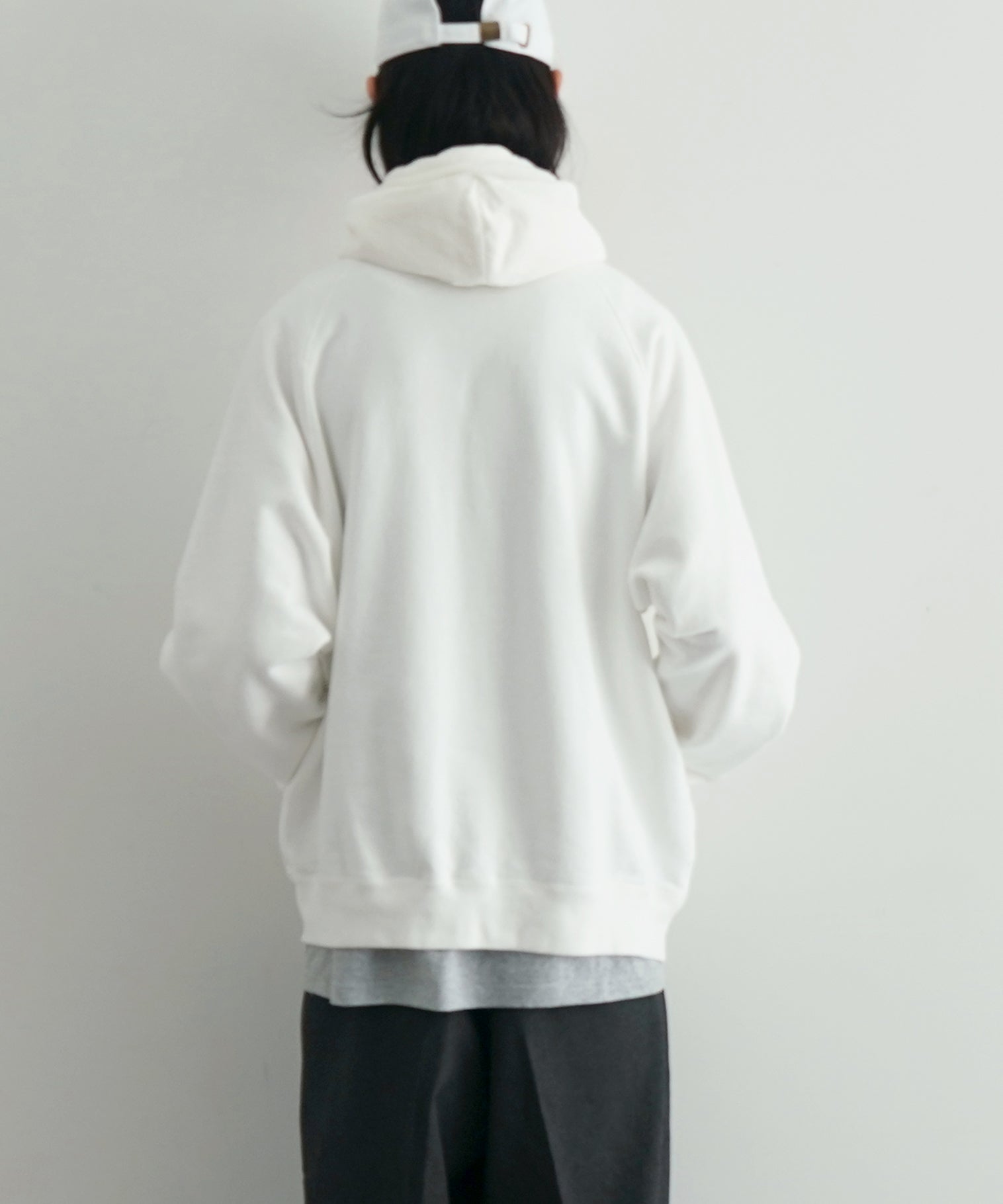 UNUSED Us2527 Sweat hoodie "WHITE"