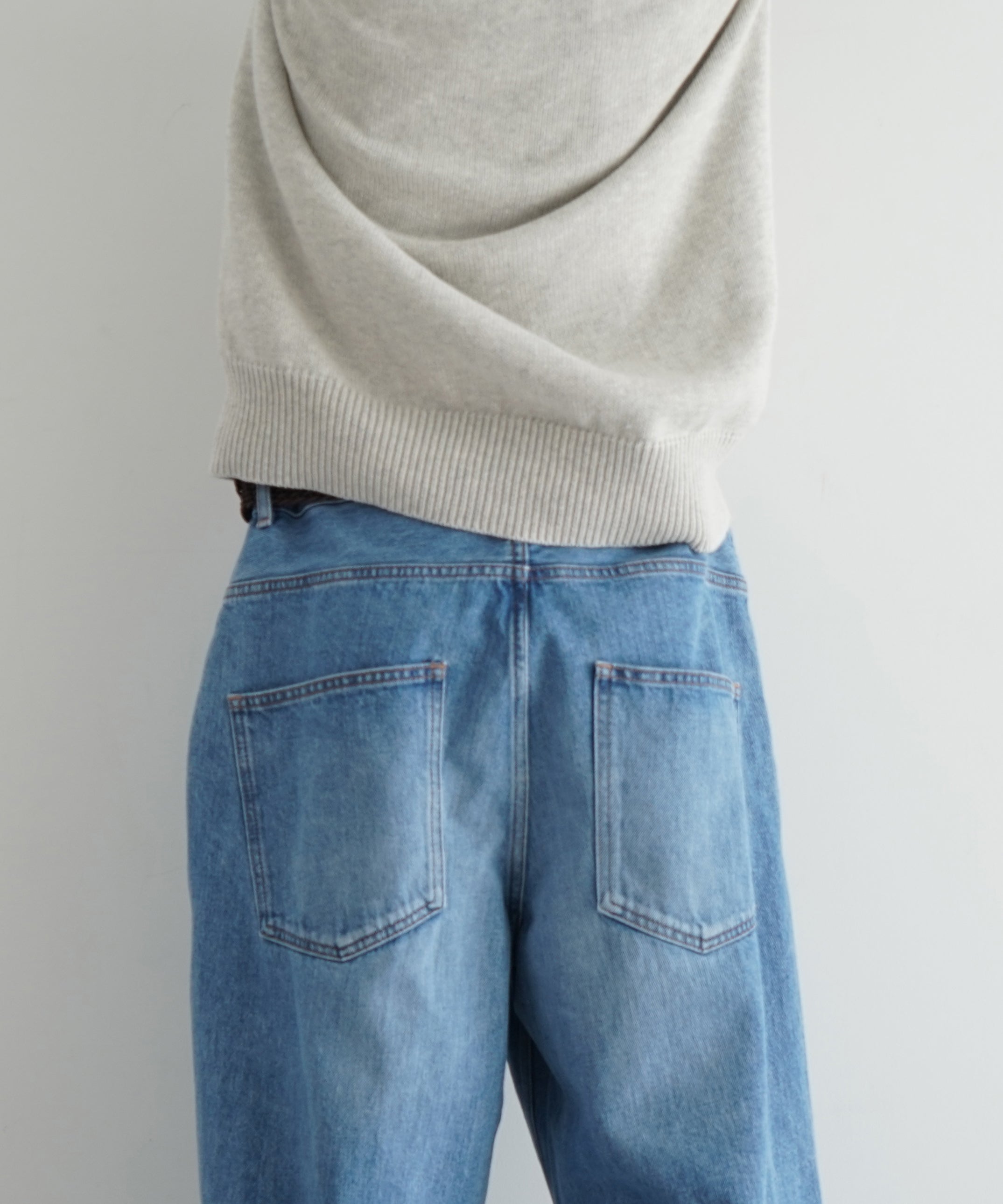 order【オーダー】loose denim pants used 