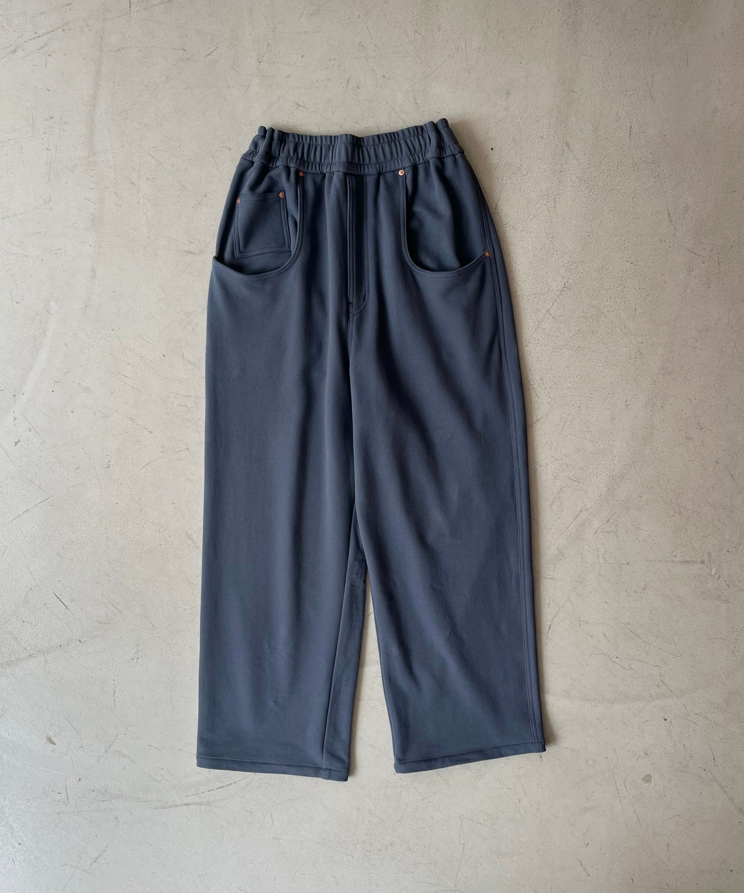ABELIA EDOWARD GOUCHA Echo sweat pants "BLUE"