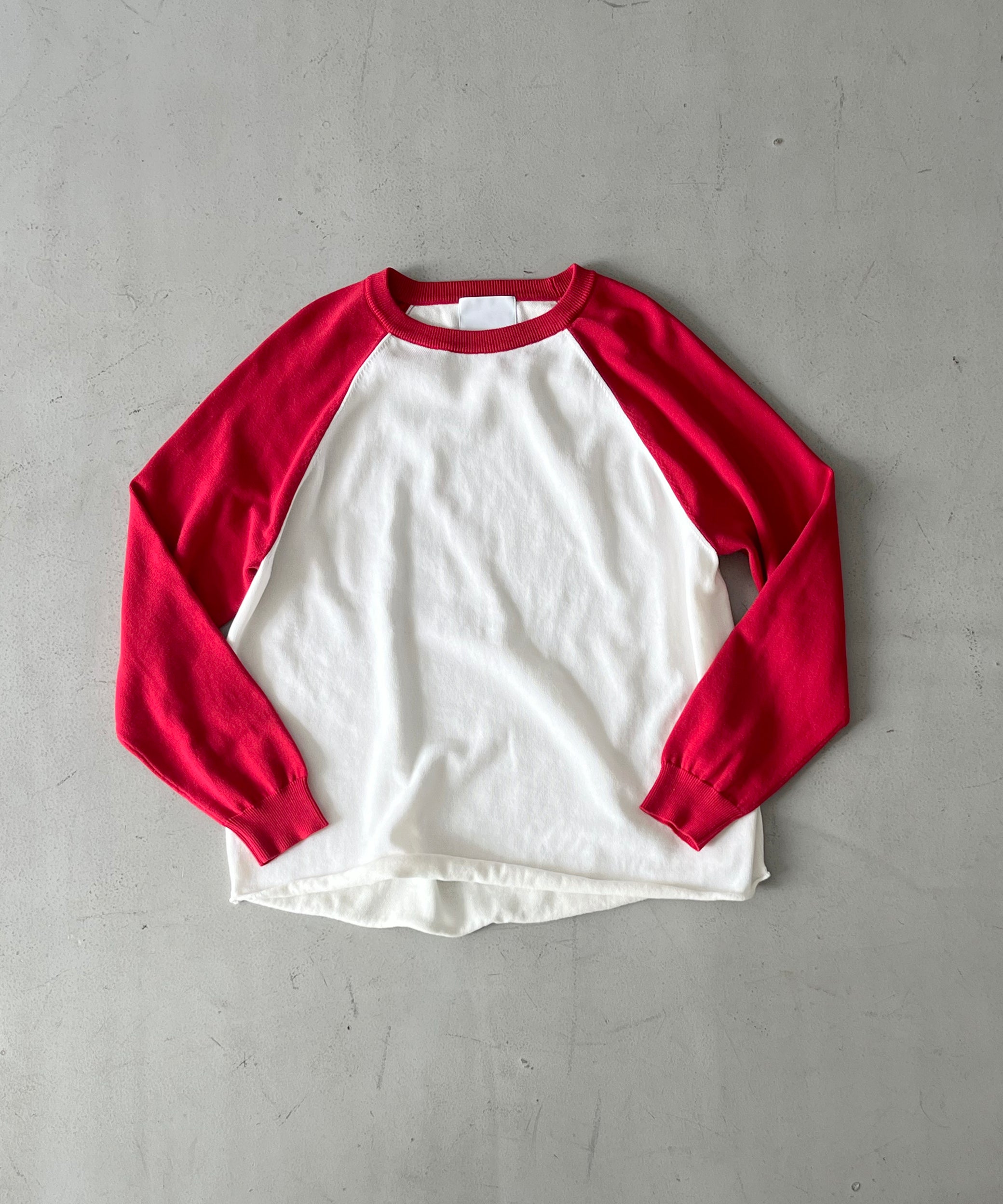 KAIKO Base ball knit "RED"