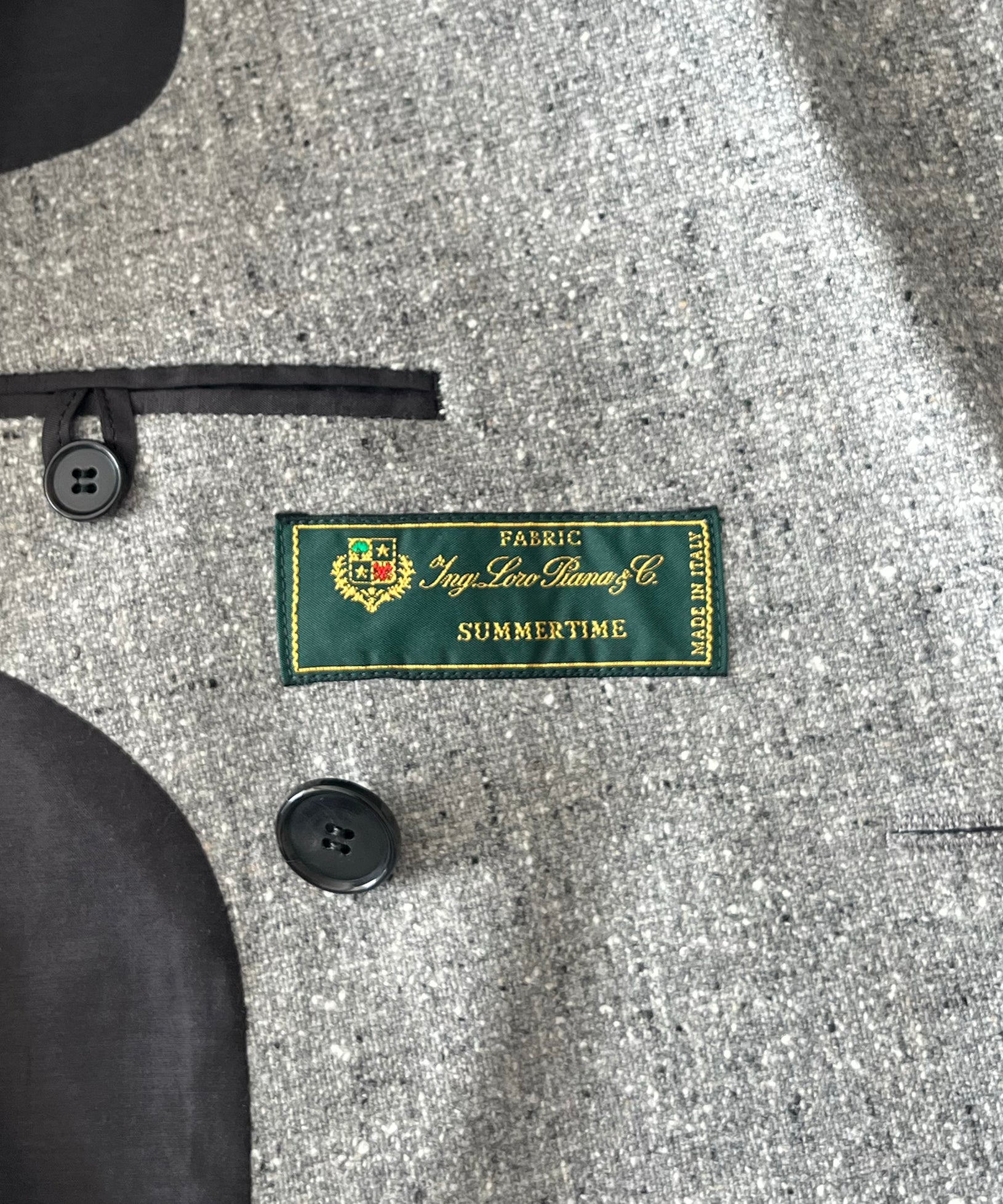 UNUSED Us2512 Loro piana jacket "GRAY"