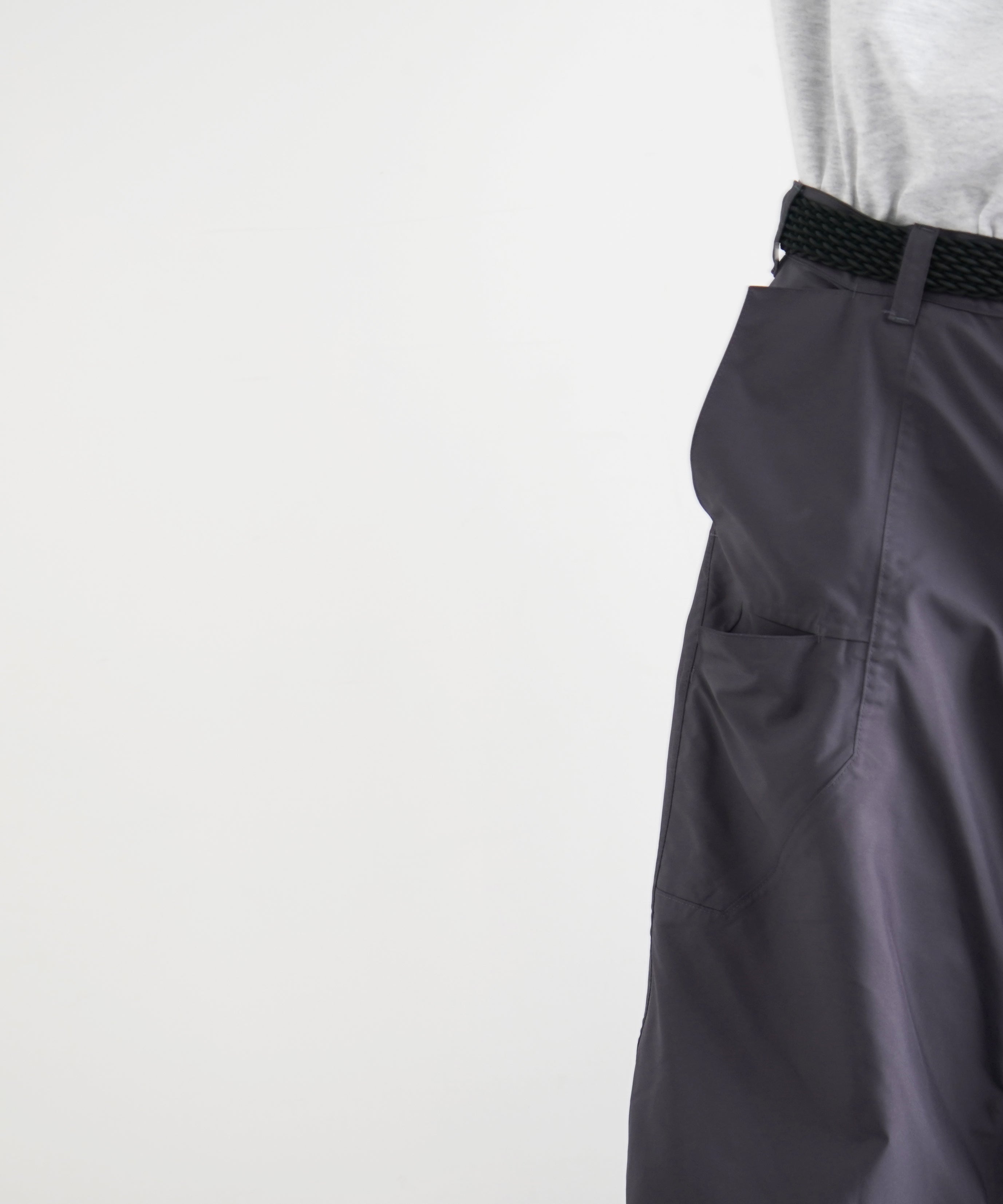 OPPOSE DUALITY 6Pocket panel twist trousers "GRAY"