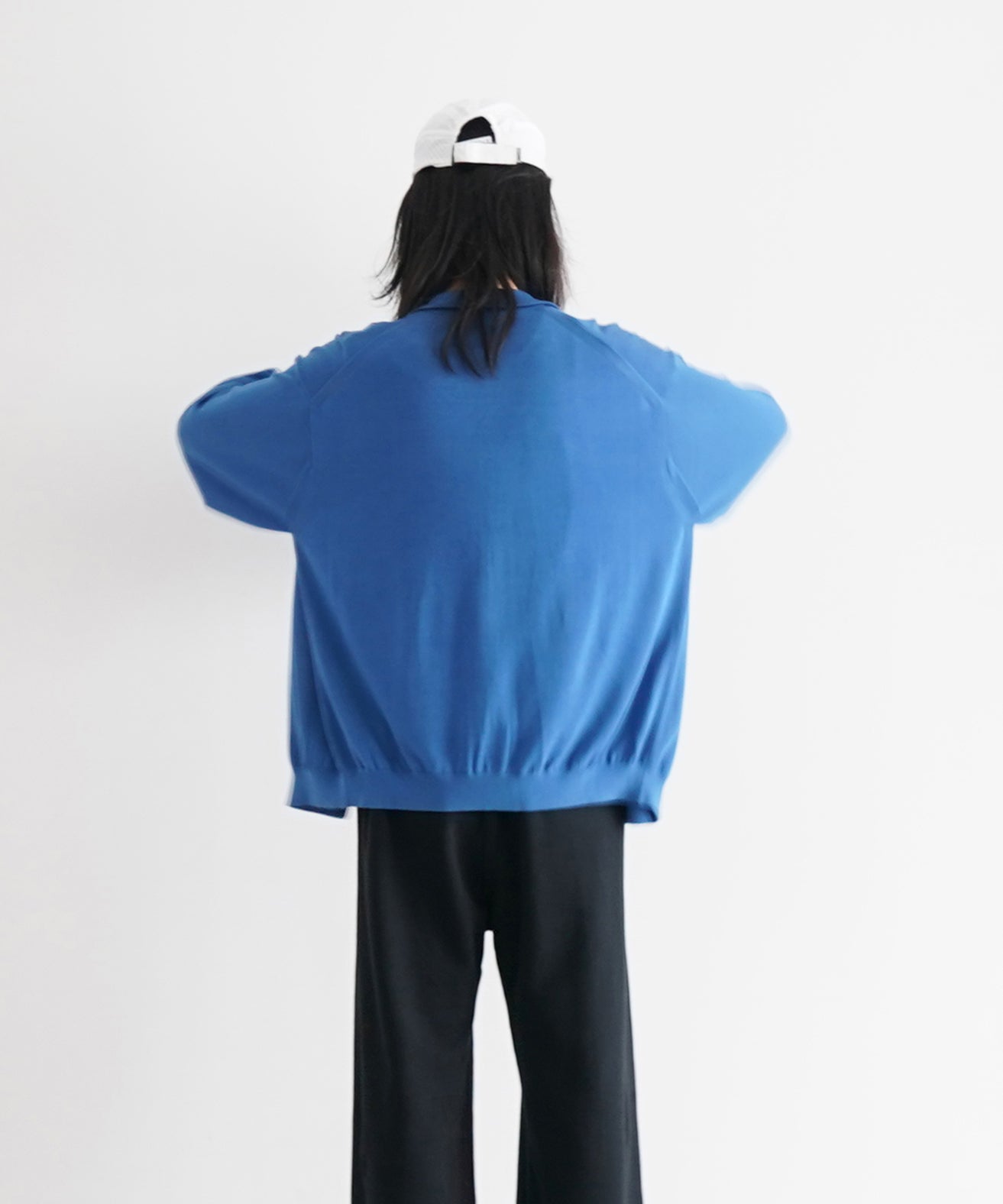 crepuscule【クレプスキュール】【EXCLUSIVE】Open collar knit shirt