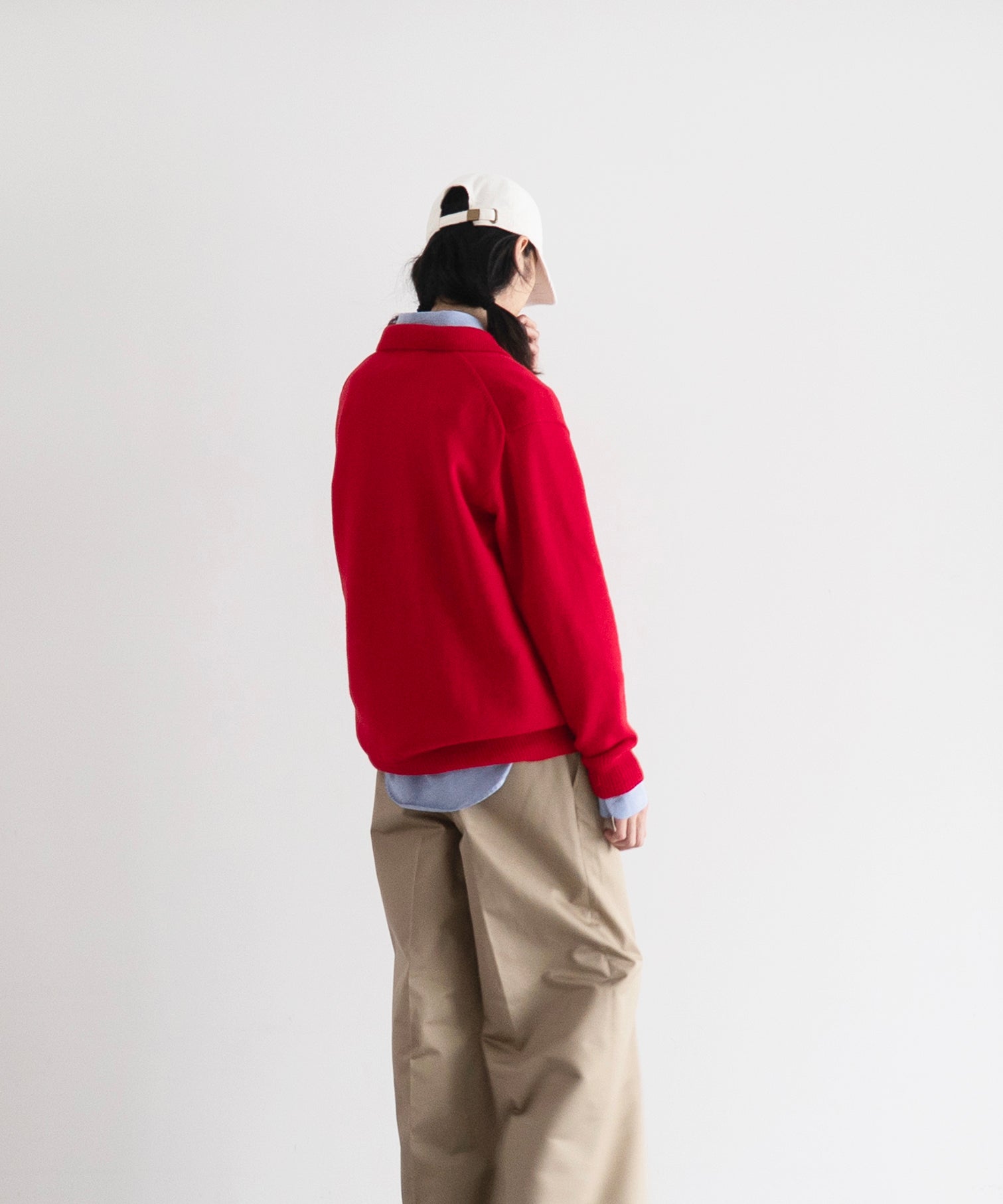KAIKO【カイコー】Knit polo shirt 